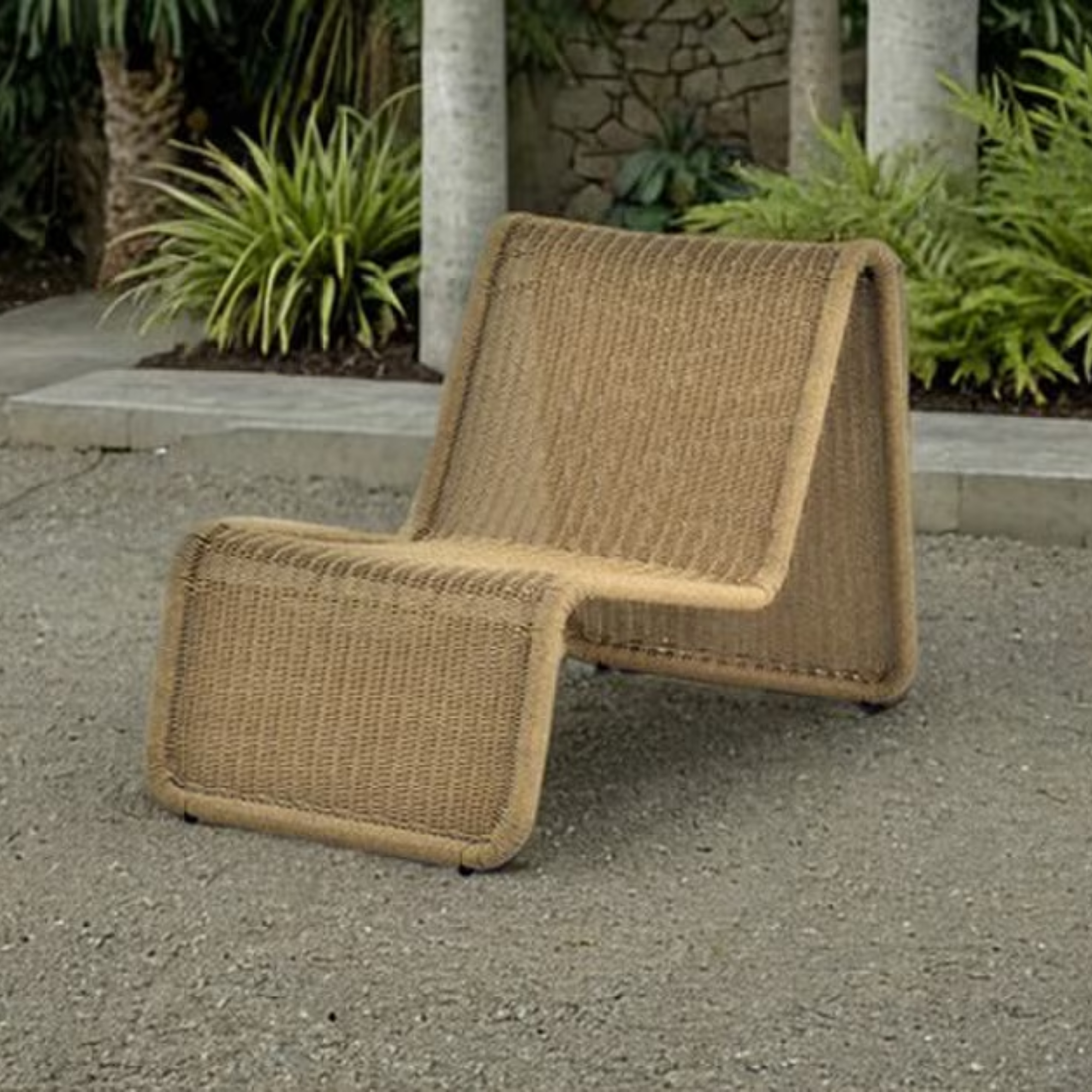 Noosa Outdoor Lounger | Natural