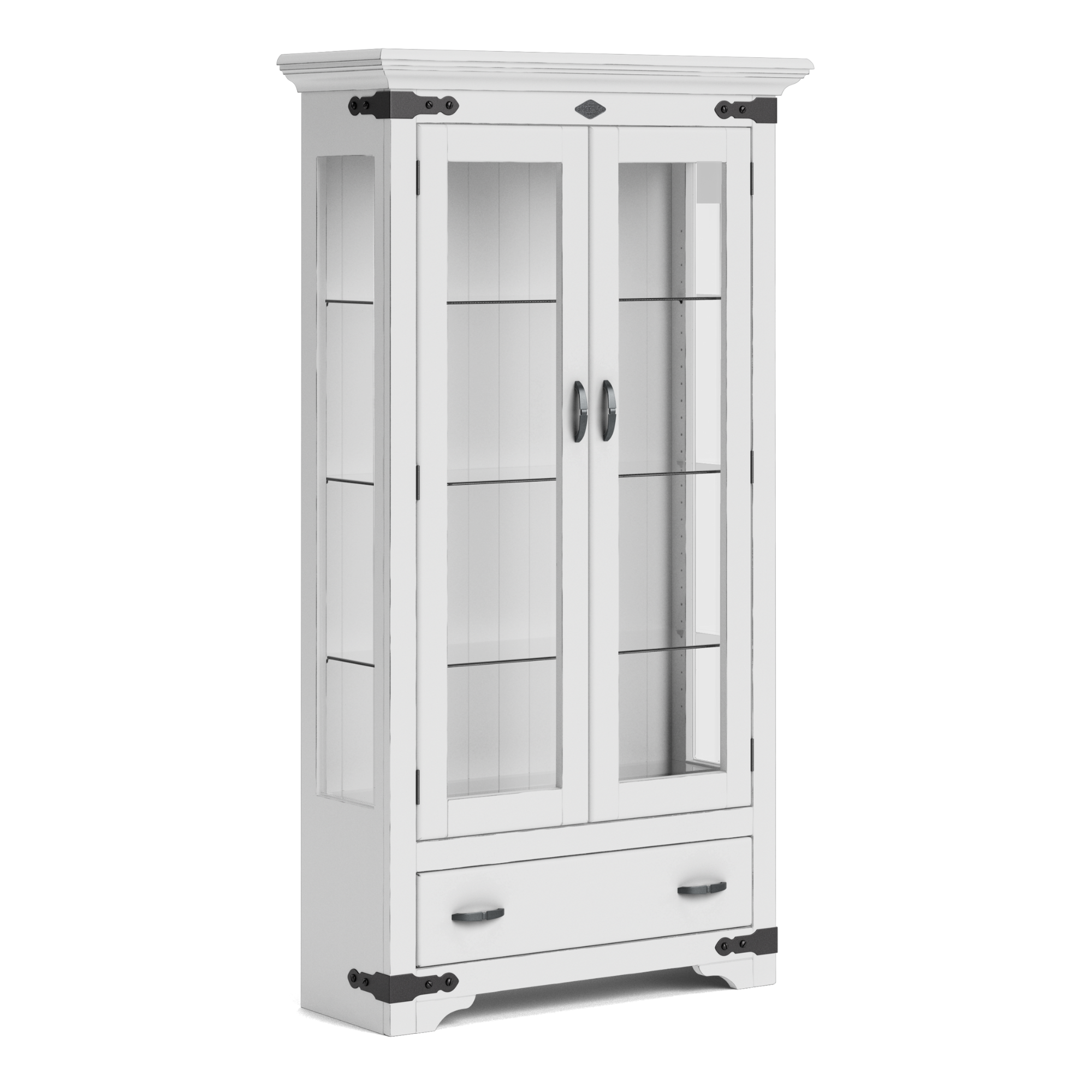 NORDIC 2 DOOR DISPLAY CABINET | NZ MADE