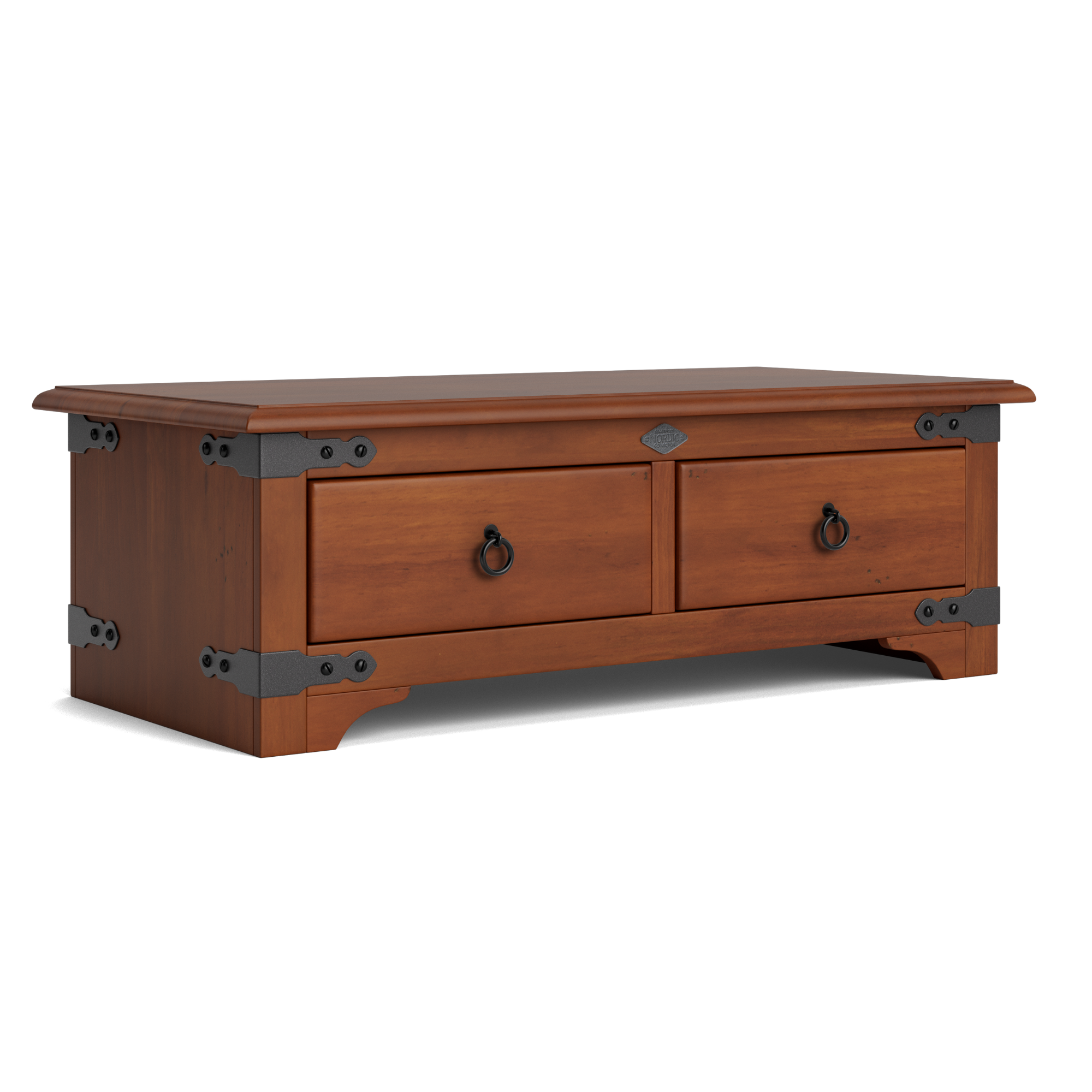 Nordic 2 Drawer Coffee Table | NZ Made