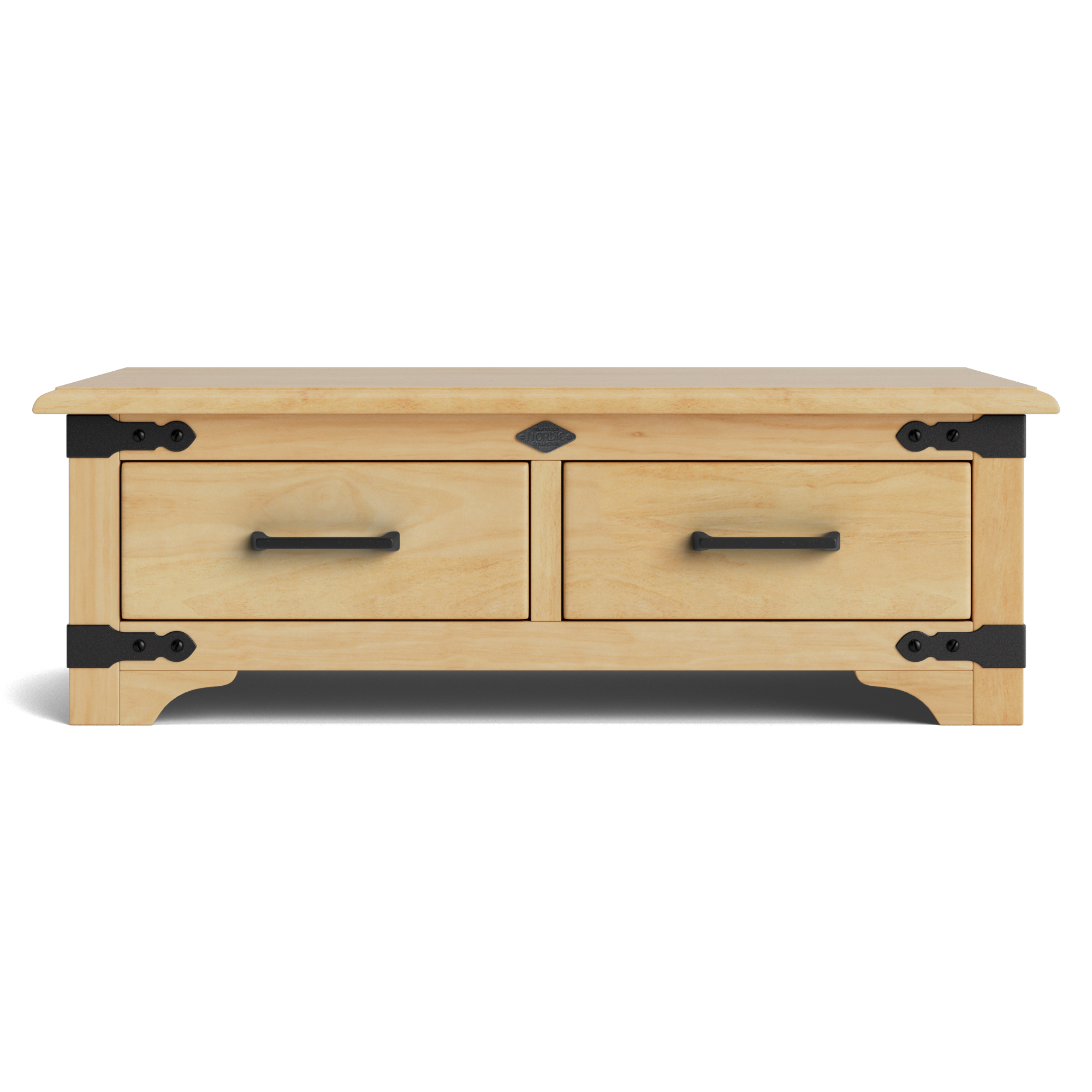 Nordic 2 Drawer Coffee Table | NZ Made