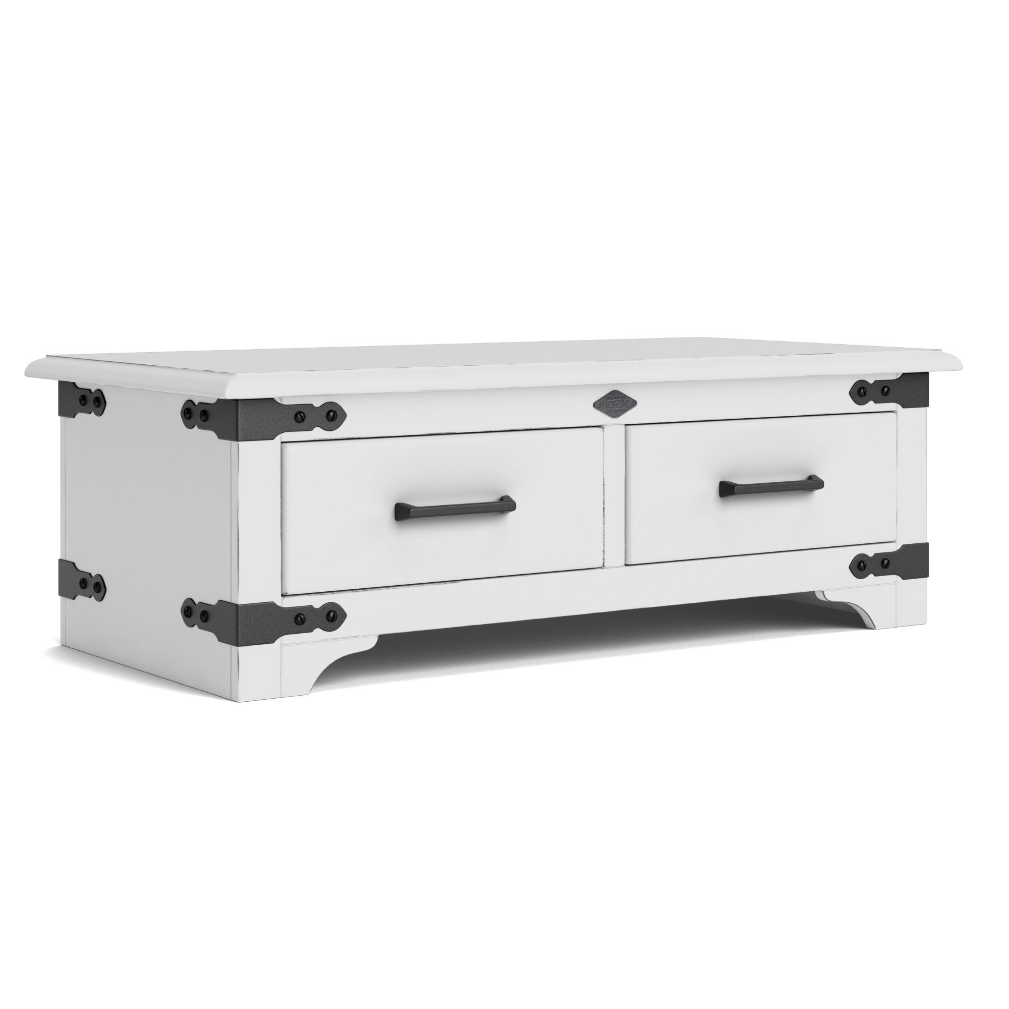 Nordic 2 Drawer Coffee Table | NZ Made
