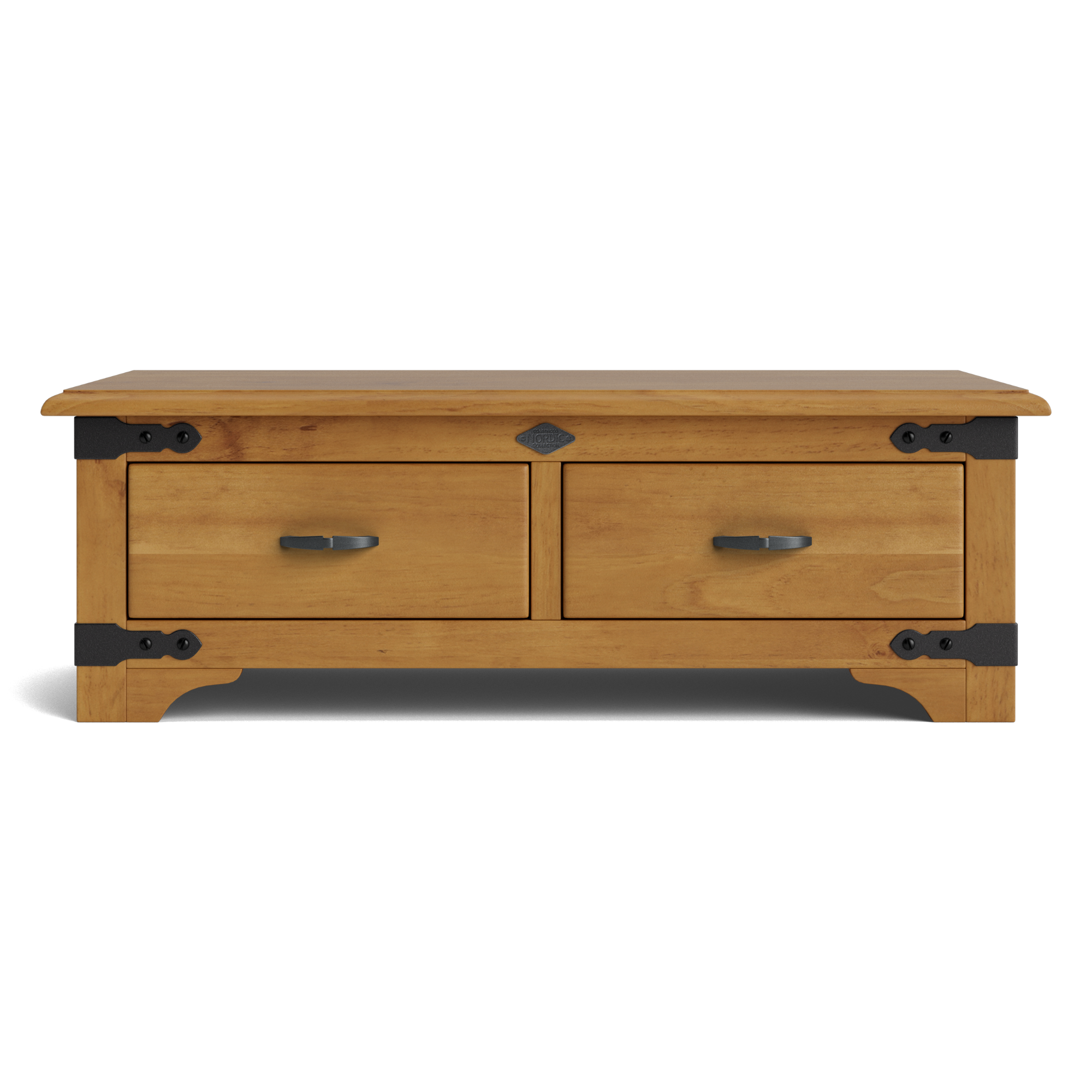 Nordic 2 Drawer Coffee Table | NZ Made