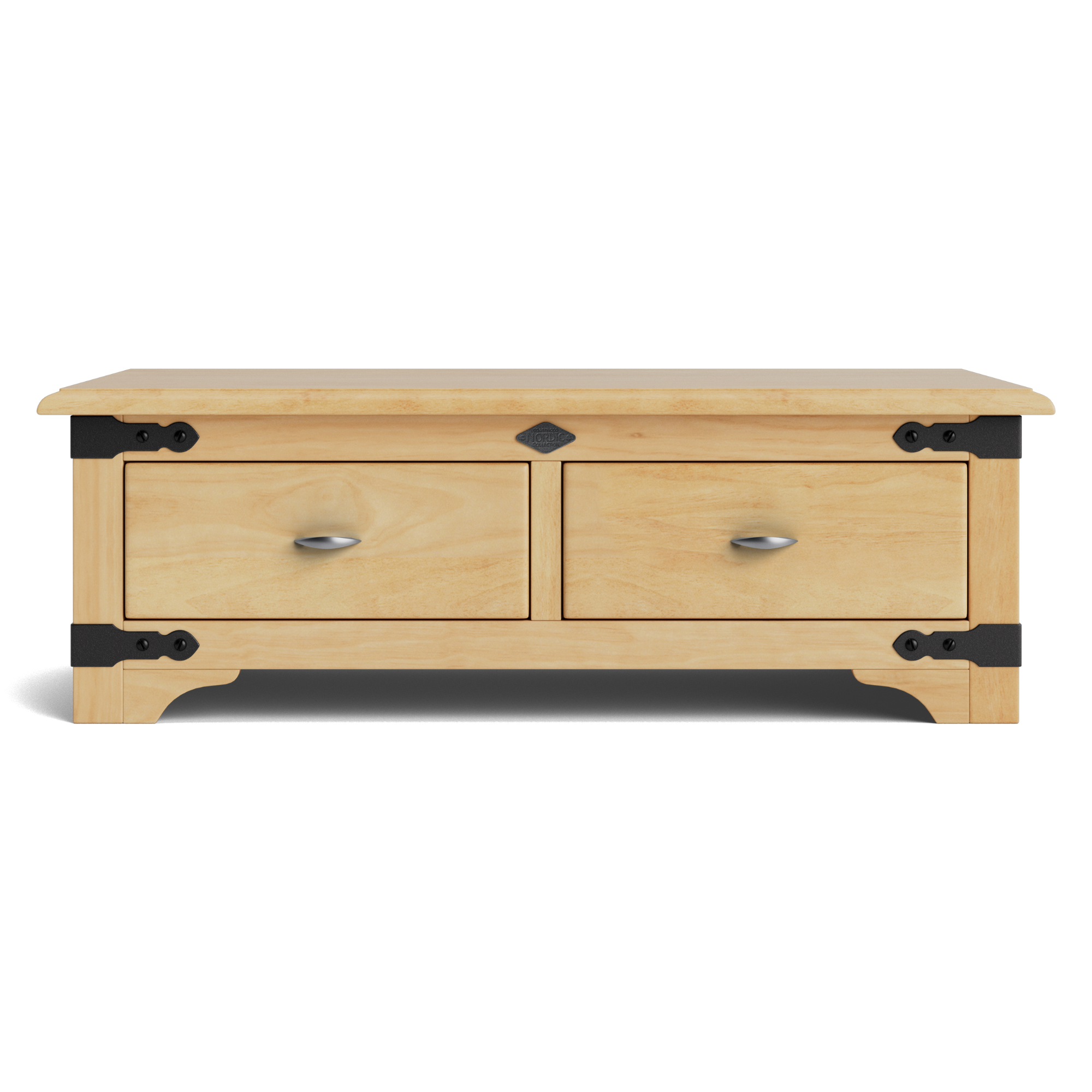 Nordic 2 Drawer Coffee Table | NZ Made