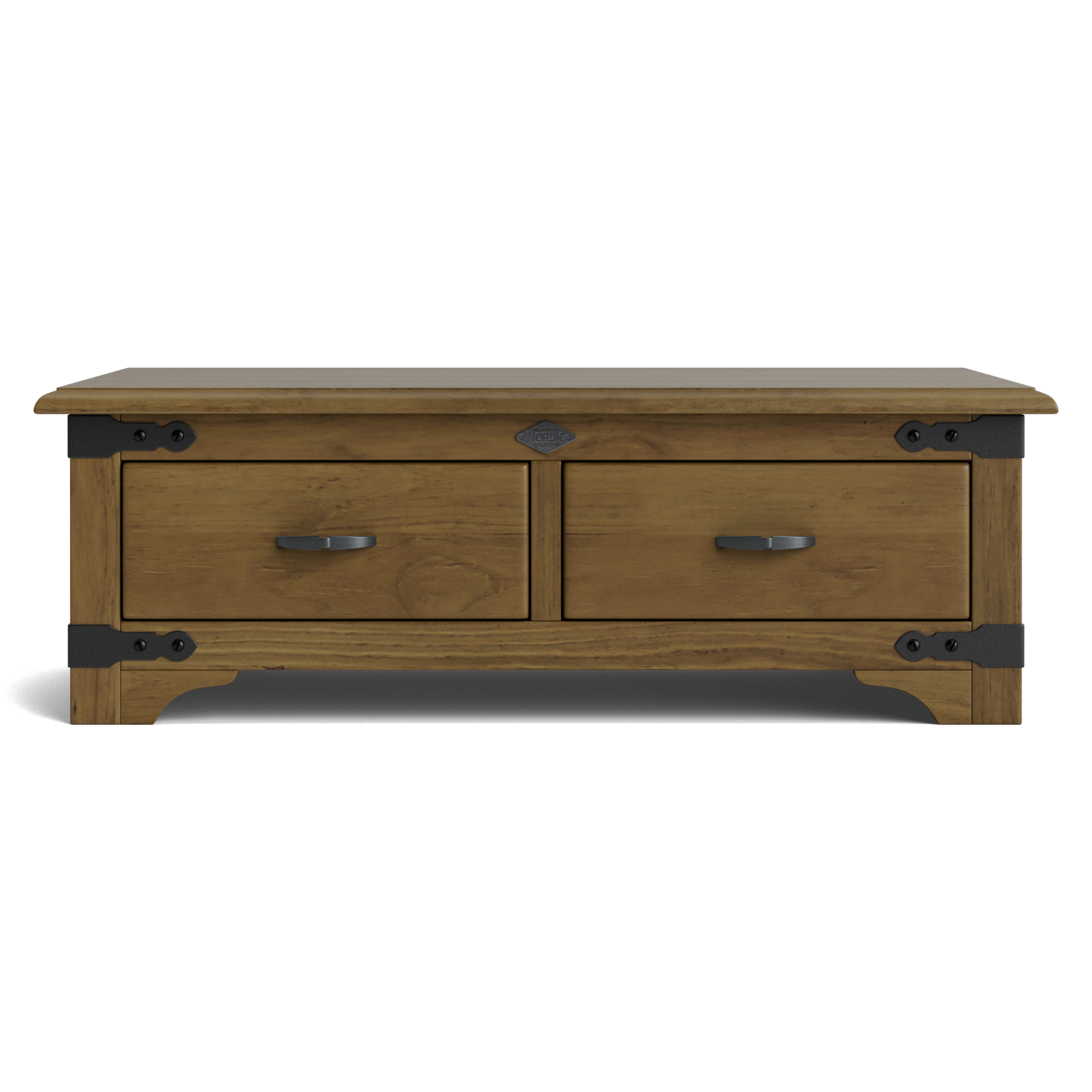 Nordic 2 Drawer Coffee Table | NZ Made