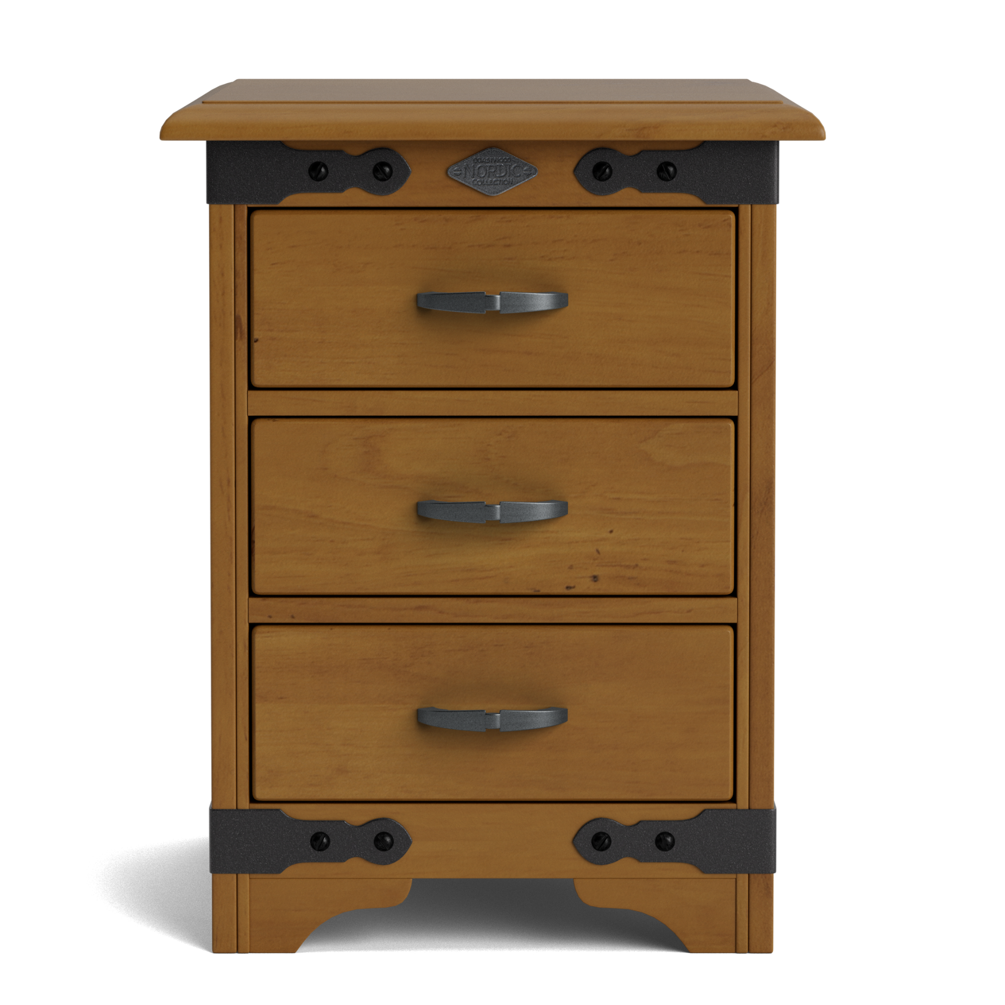 Nordic 3 Drawer Bedside Cabinet | NZ Made