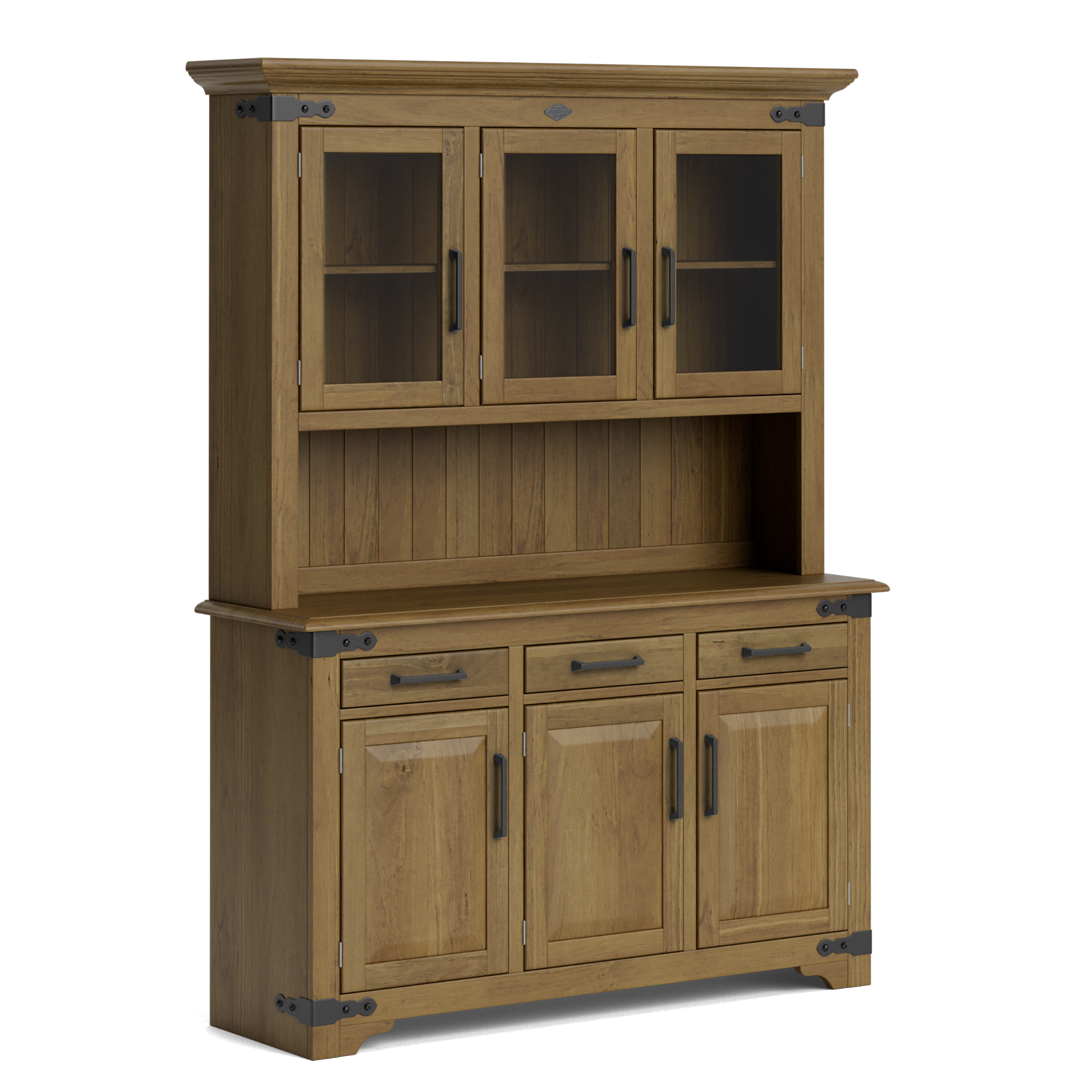 NORDIC 3 DRAWER HUTCH DRESSER | NZ MADE
