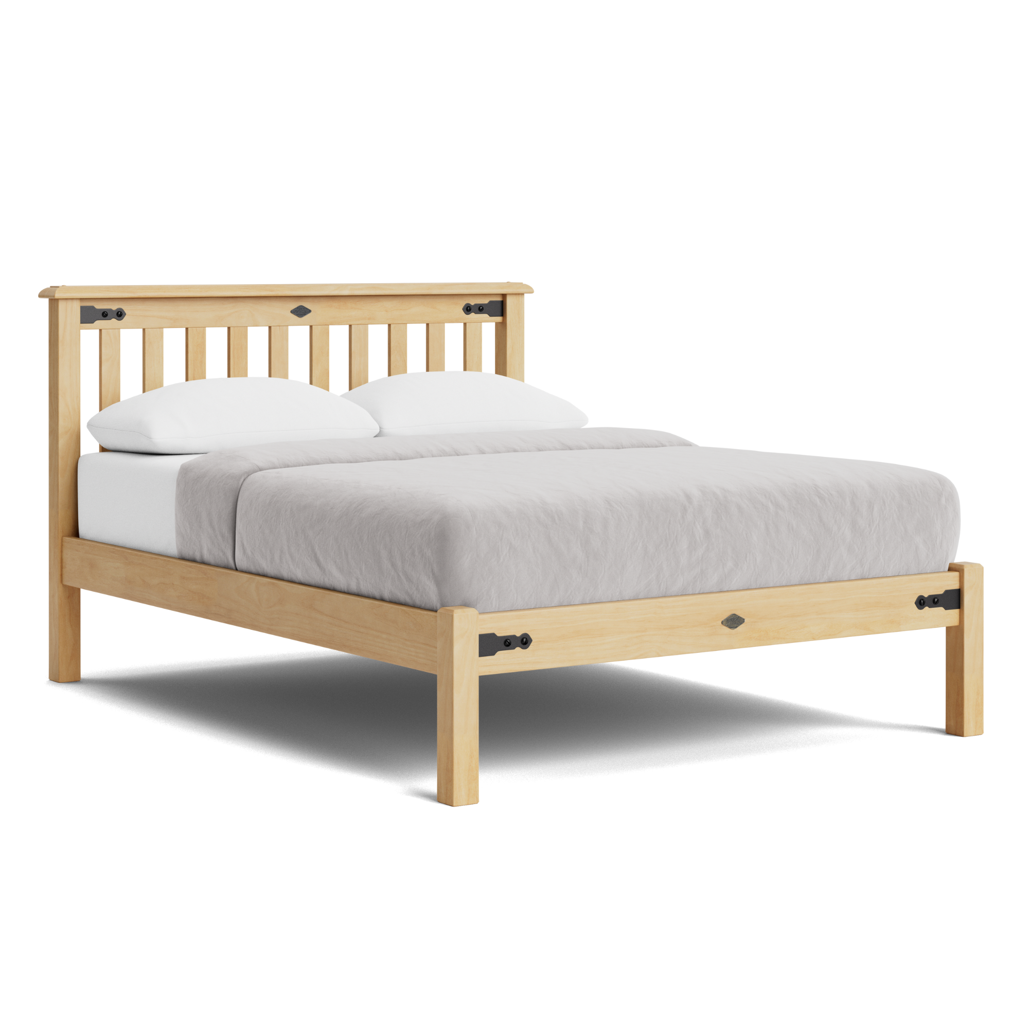 Nordic Low-Foot Slatted Bed | NZ Made