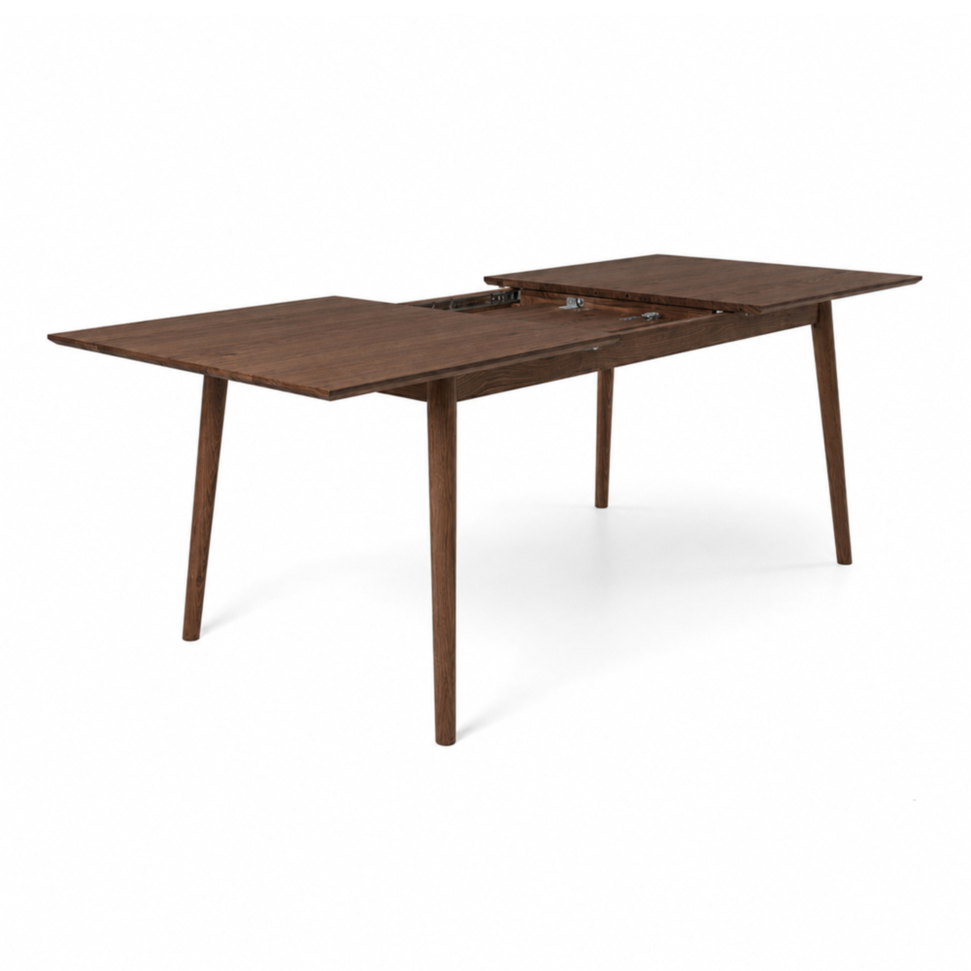 Nordik 1600 Extending Dining Table | Dark Oak