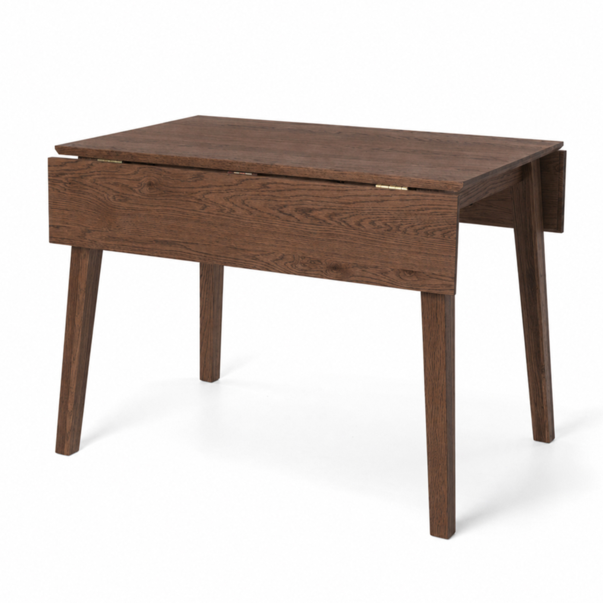 Nordik Square Drop-Leaf Dining Table | Dark Oak