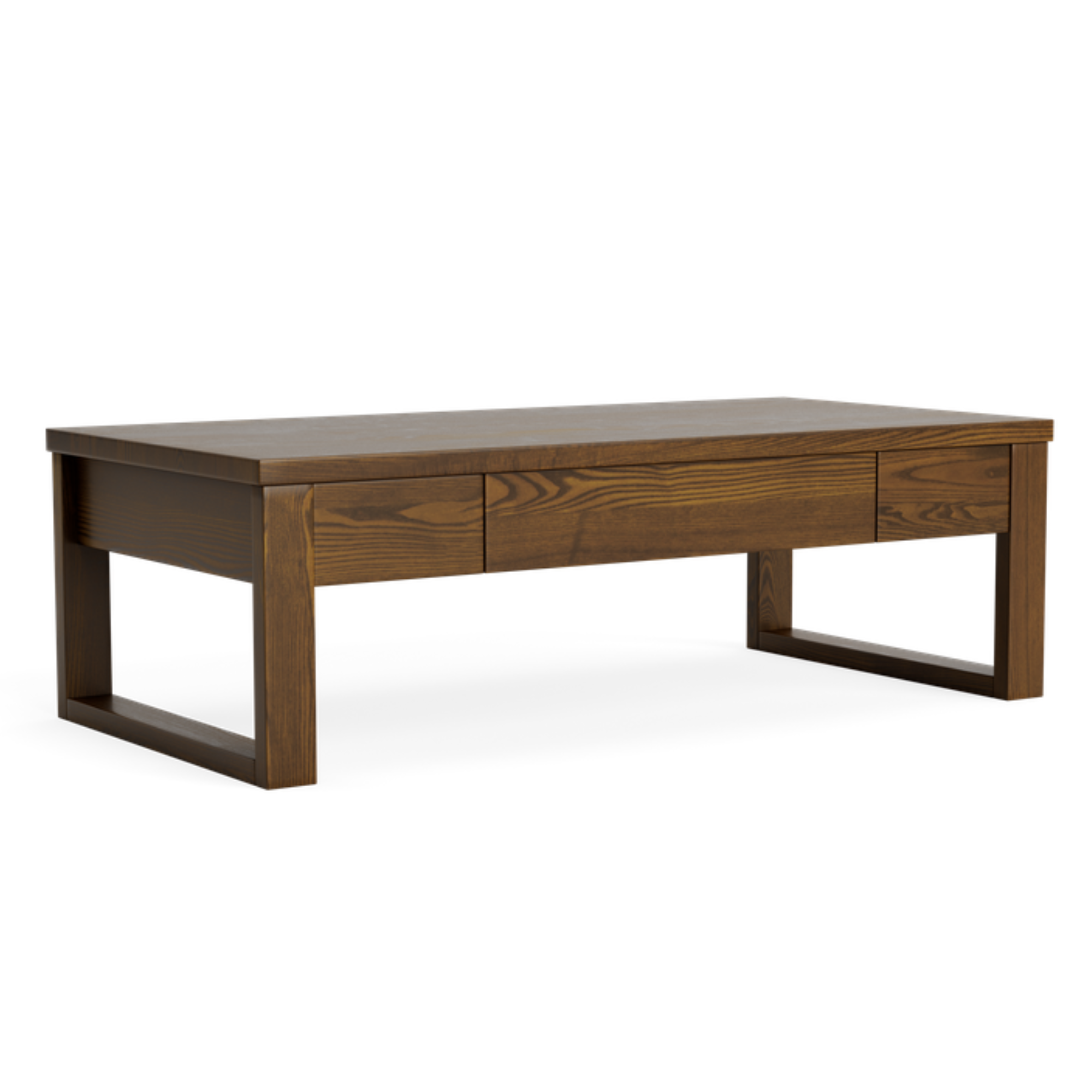 Ohope Ash Coffee Table with Drawer | NZ Made