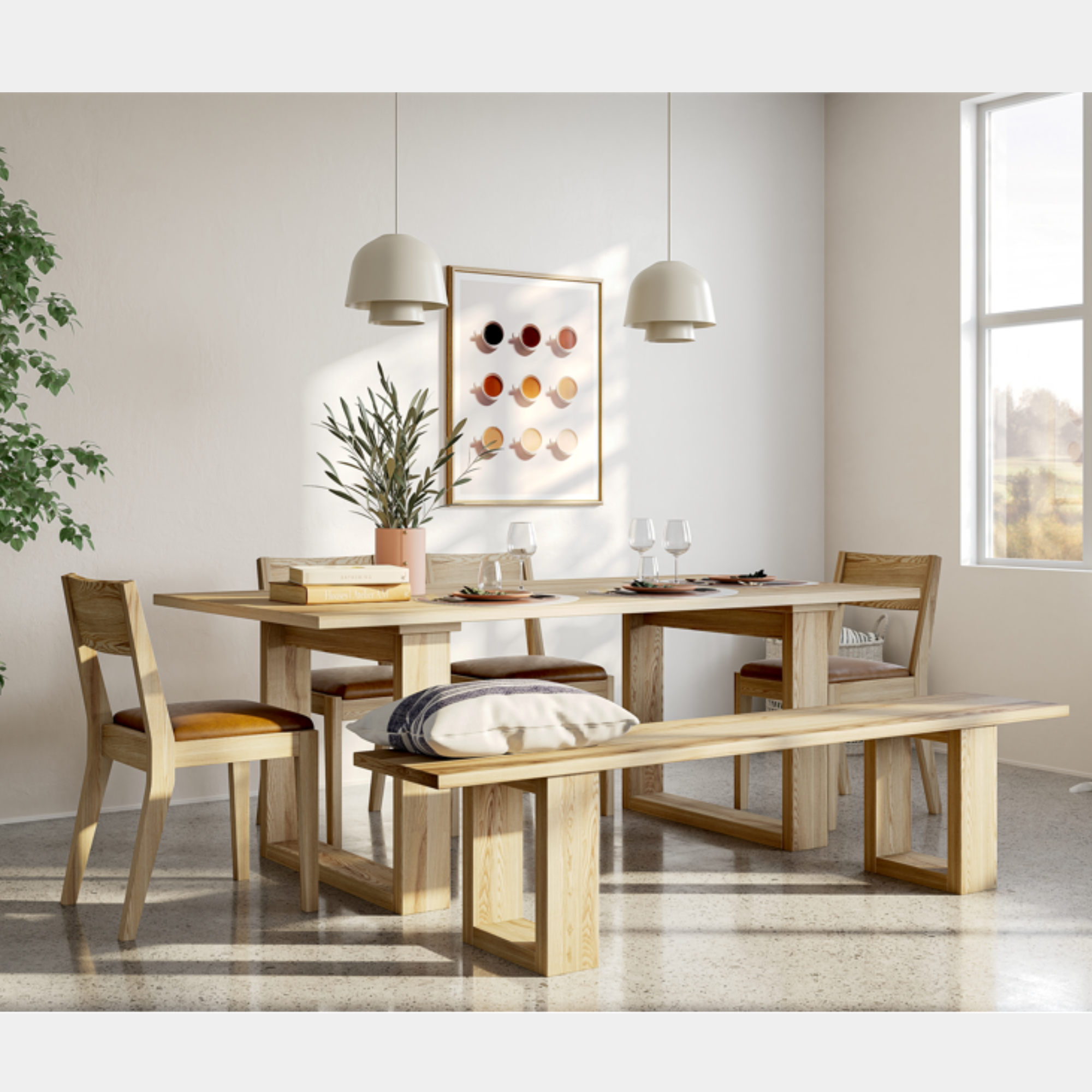 OHOPE BENCH SEAT | 4 SIZES | NZ PINE OR AMERICAN ASH | NZ MADE