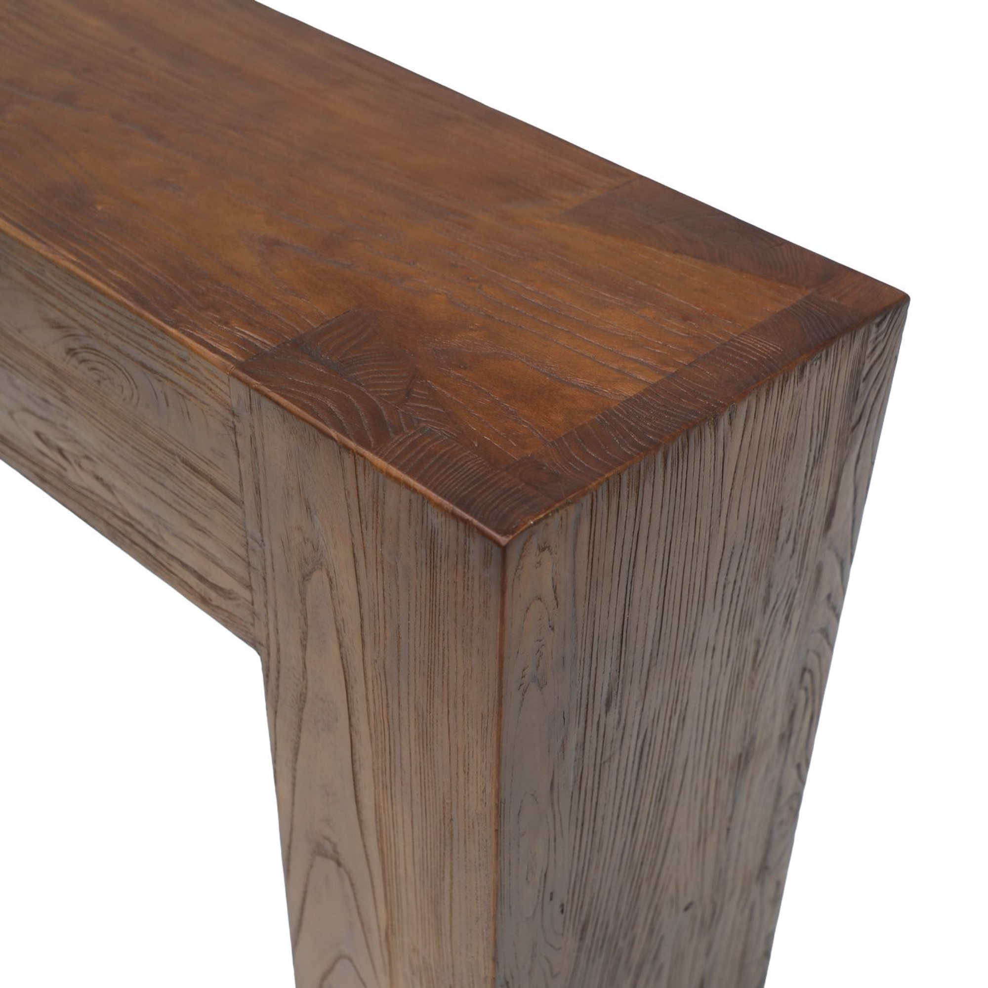 Olma Console | Solid Elm Walnut