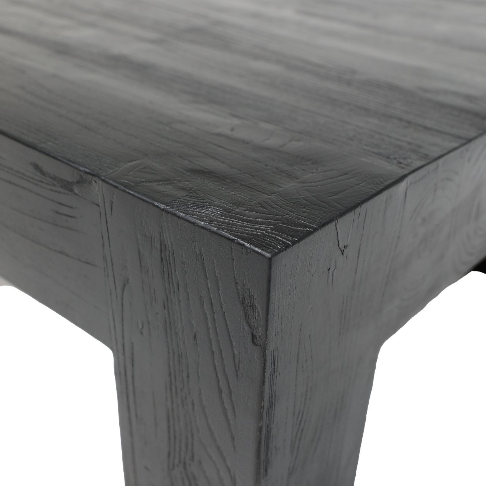Olma Small Coffee Table | Solid Elm Black