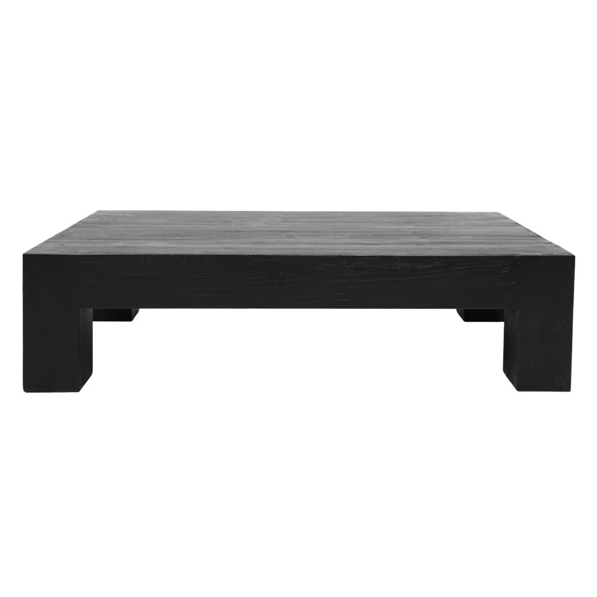 Olma Small Coffee Table | Solid Elm Black