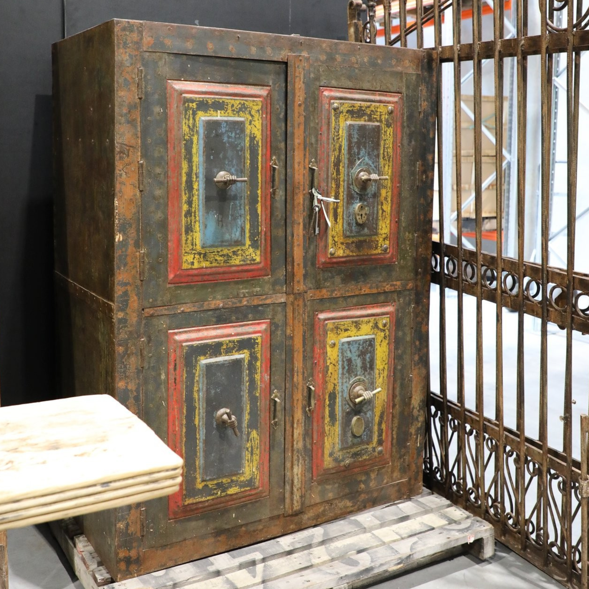 ORIGINAL IRON OFFICE SECURITY CABINET