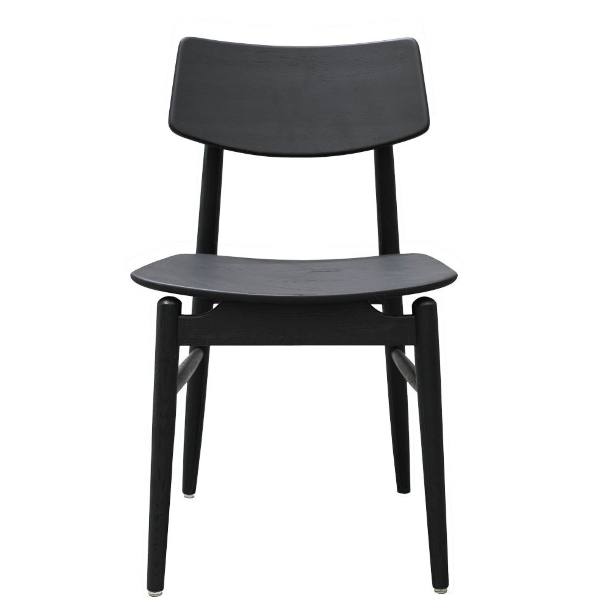 Oslo Dining Chair - Solid Oak | Black