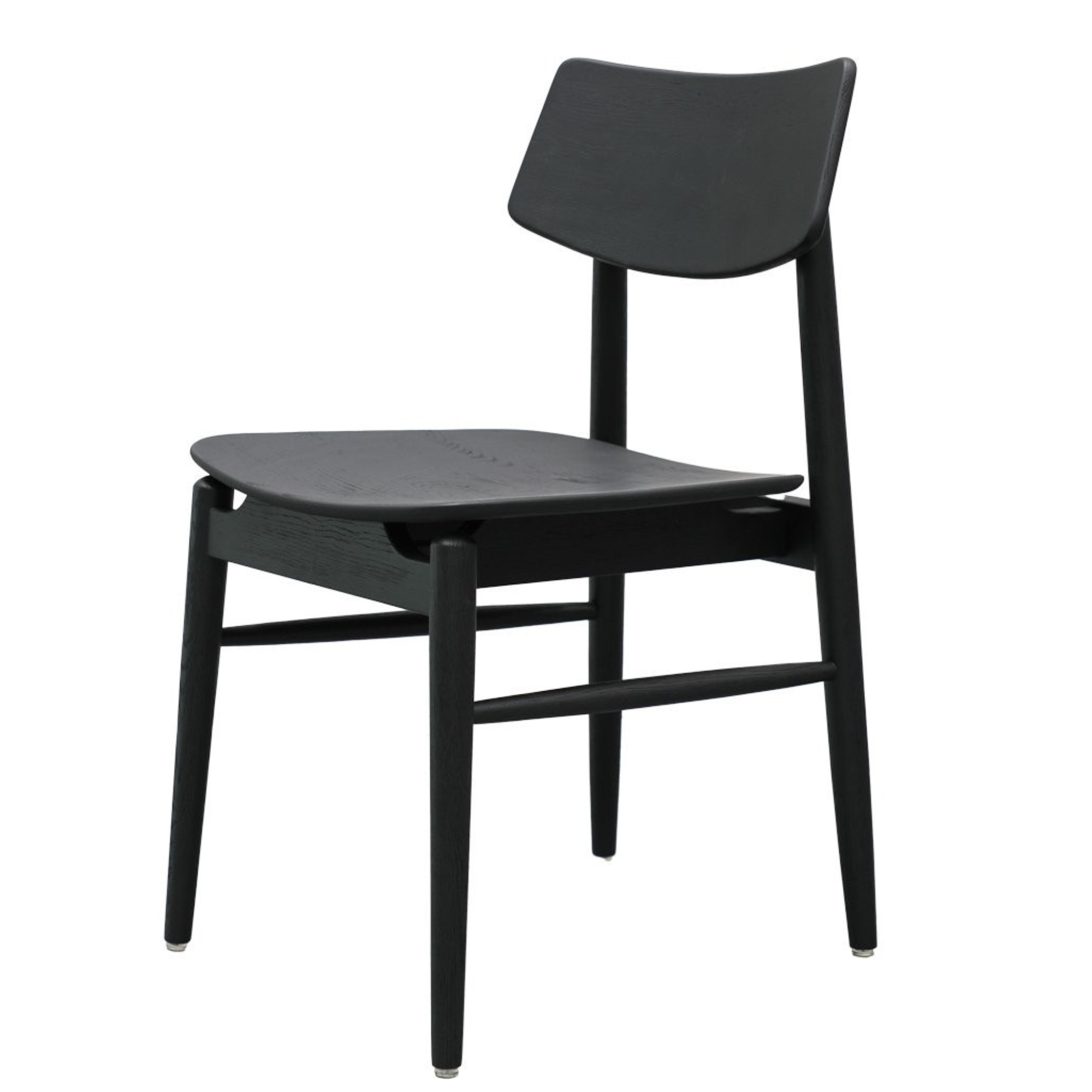 Oslo Dining Chair - Solid Oak | Black