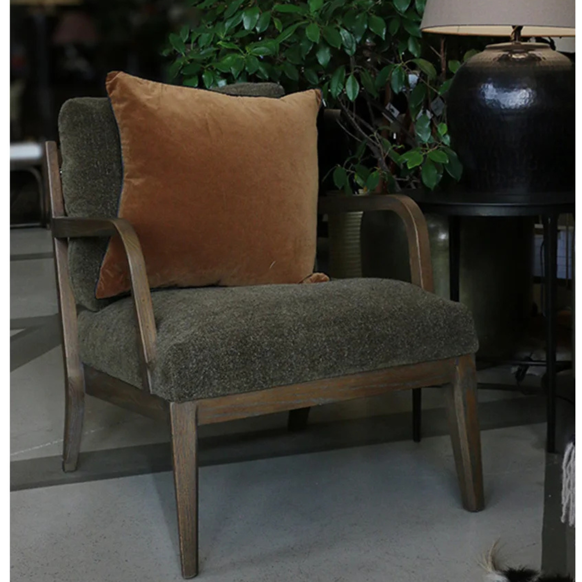 Otago Armchair | Military Green