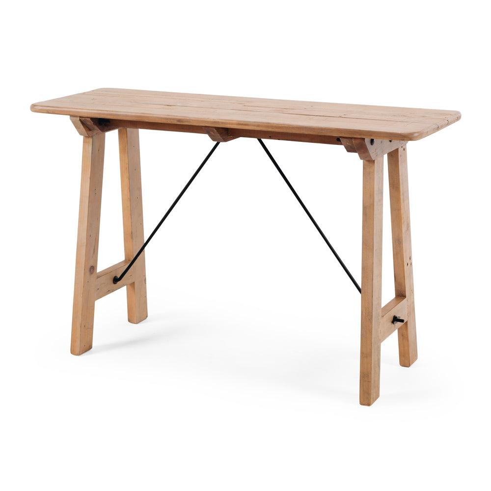 VIKTOR SOFA TABLE | SOLID RECYCLED TIMBER