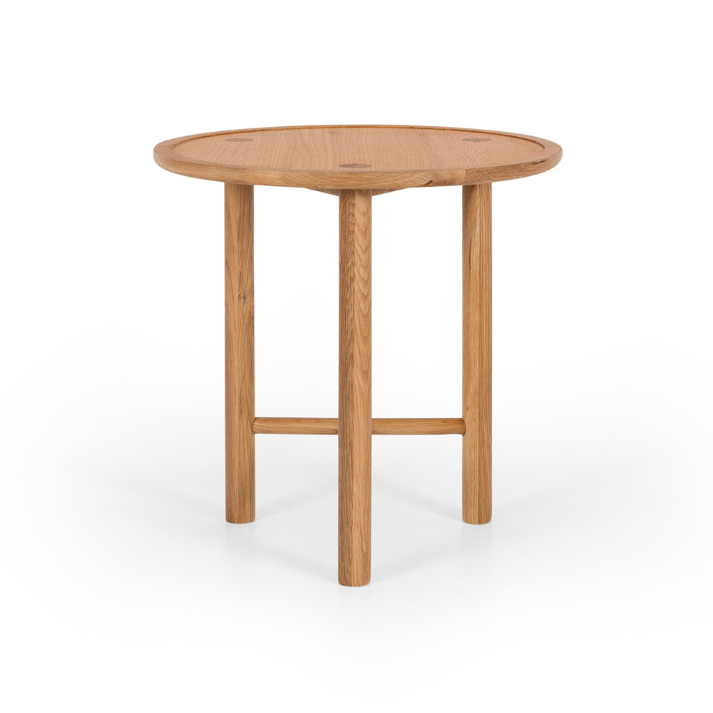 CONTEMPO NATURAL OAK SIDE TABLE