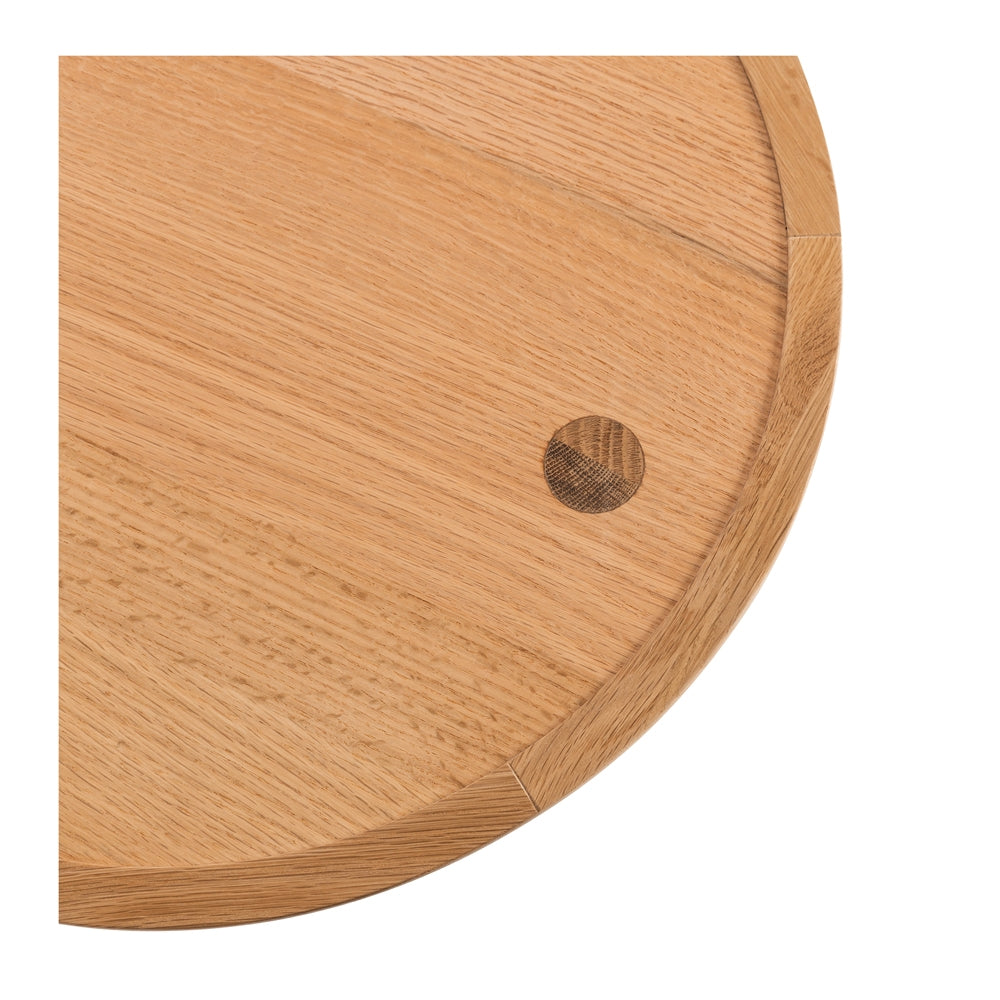 CONTEMPO NATURAL OAK SIDE TABLE