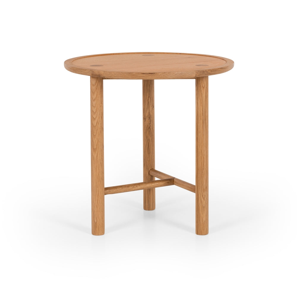 CONTEMPO NATURAL OAK SIDE TABLE