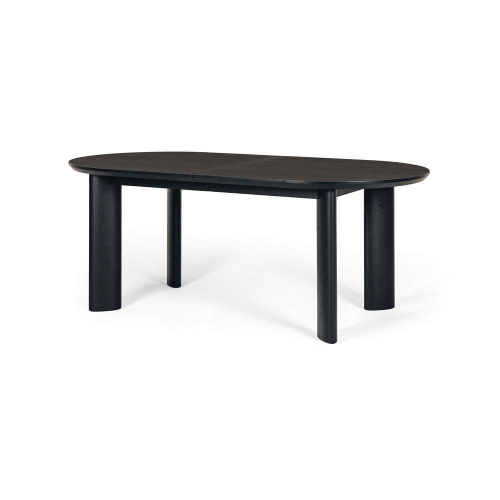 KONTUR OAK 200 EXTENSION DINING TABLE | BLACK