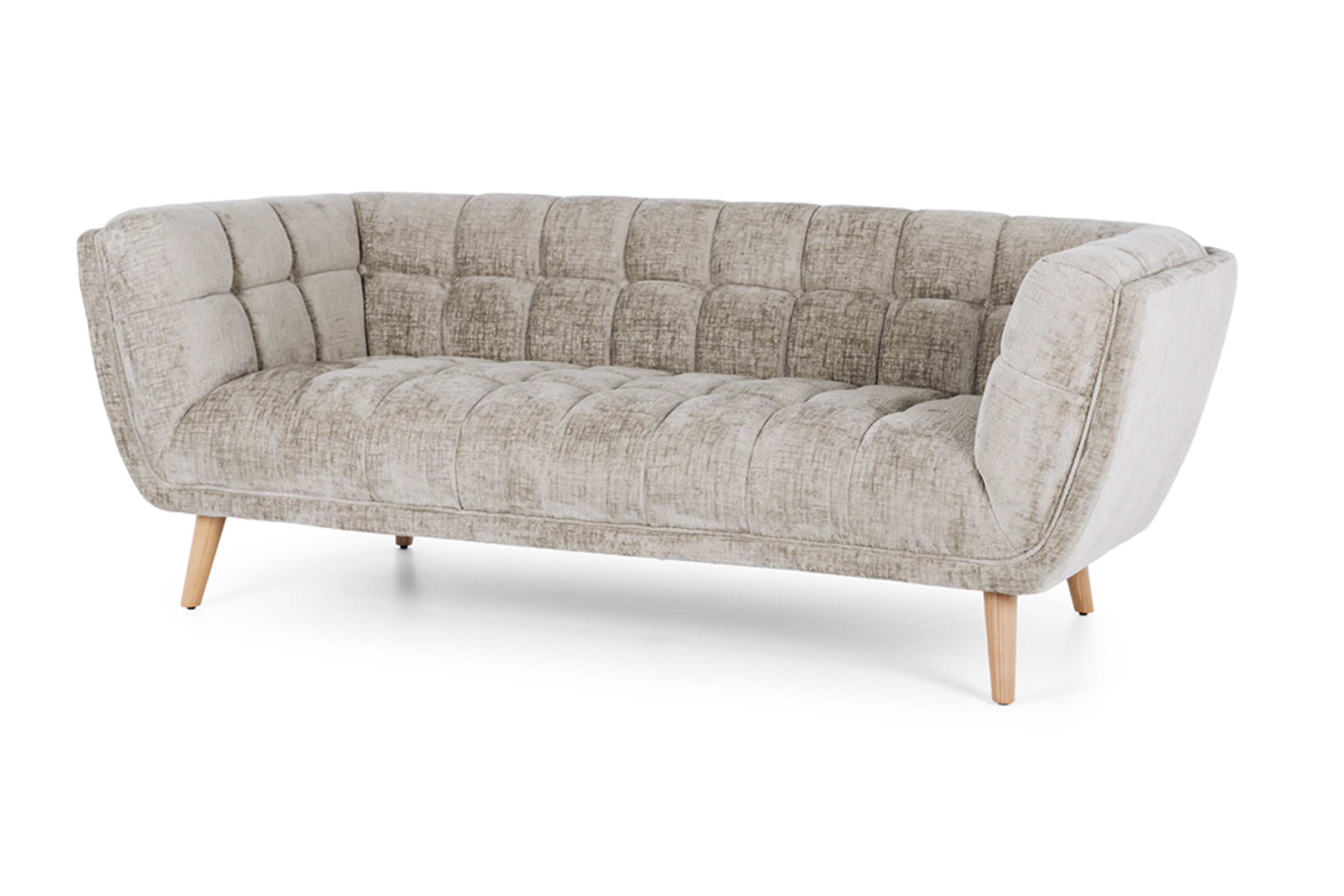 TOWELIE 3 SEATER SOFA | PEARL GREY