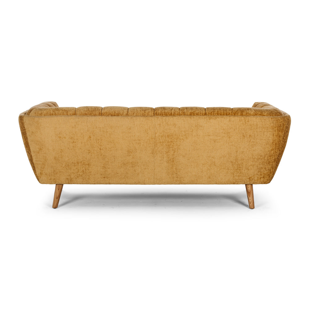 TOWELIE 3 SEATER SOFA | DIJON YELLOW