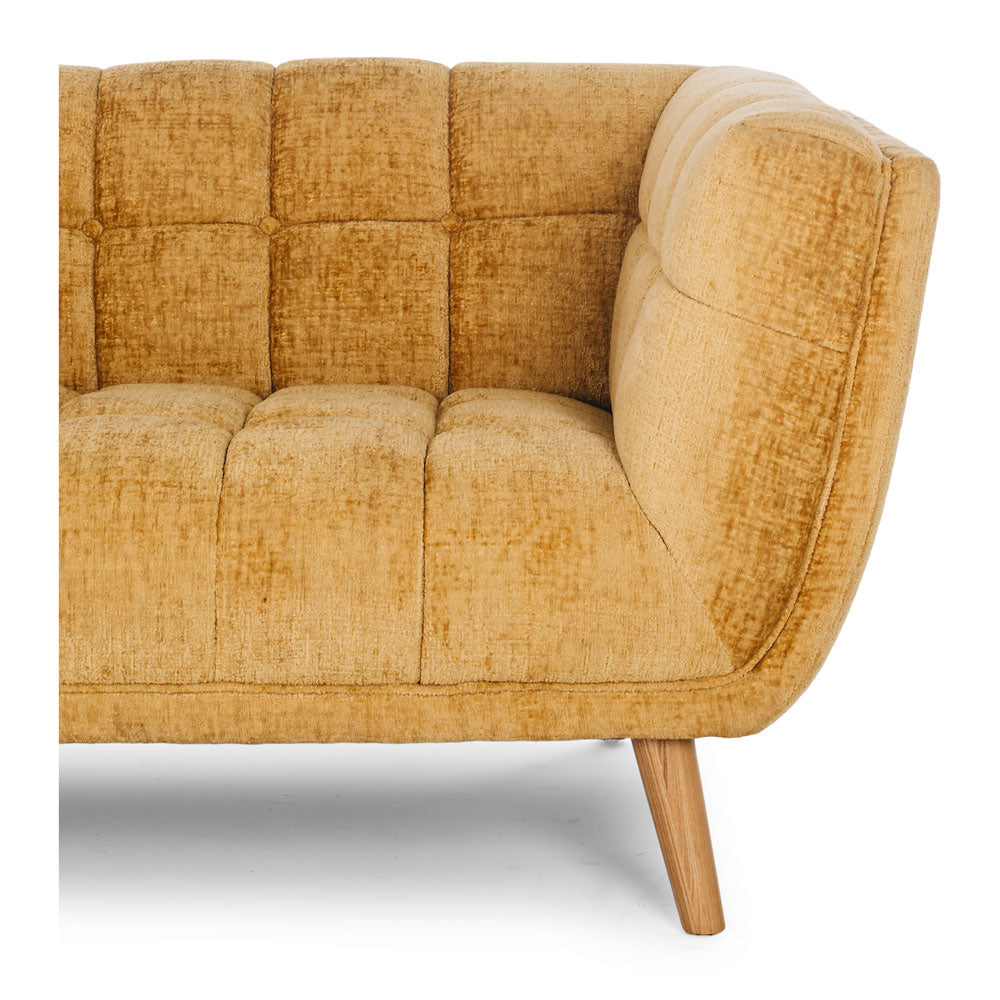 TOWELIE 3 SEATER SOFA | DIJON YELLOW