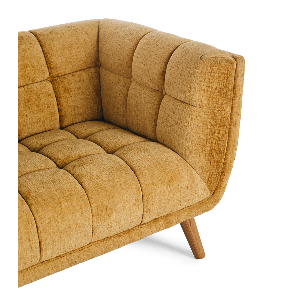 TOWELIE 3 SEATER SOFA | DIJON YELLOW