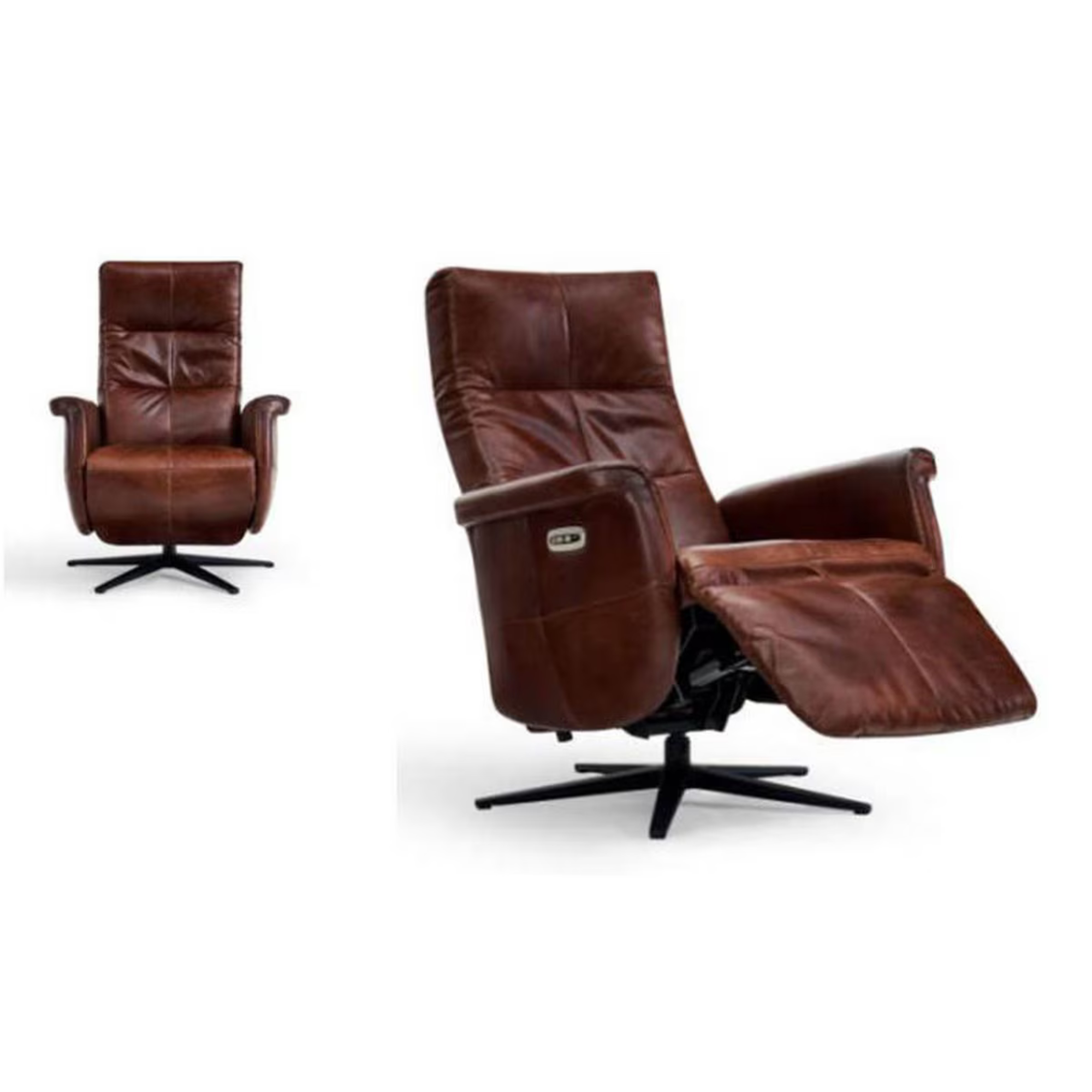 Providence Electric Recliner | Vintage Cigar Leather