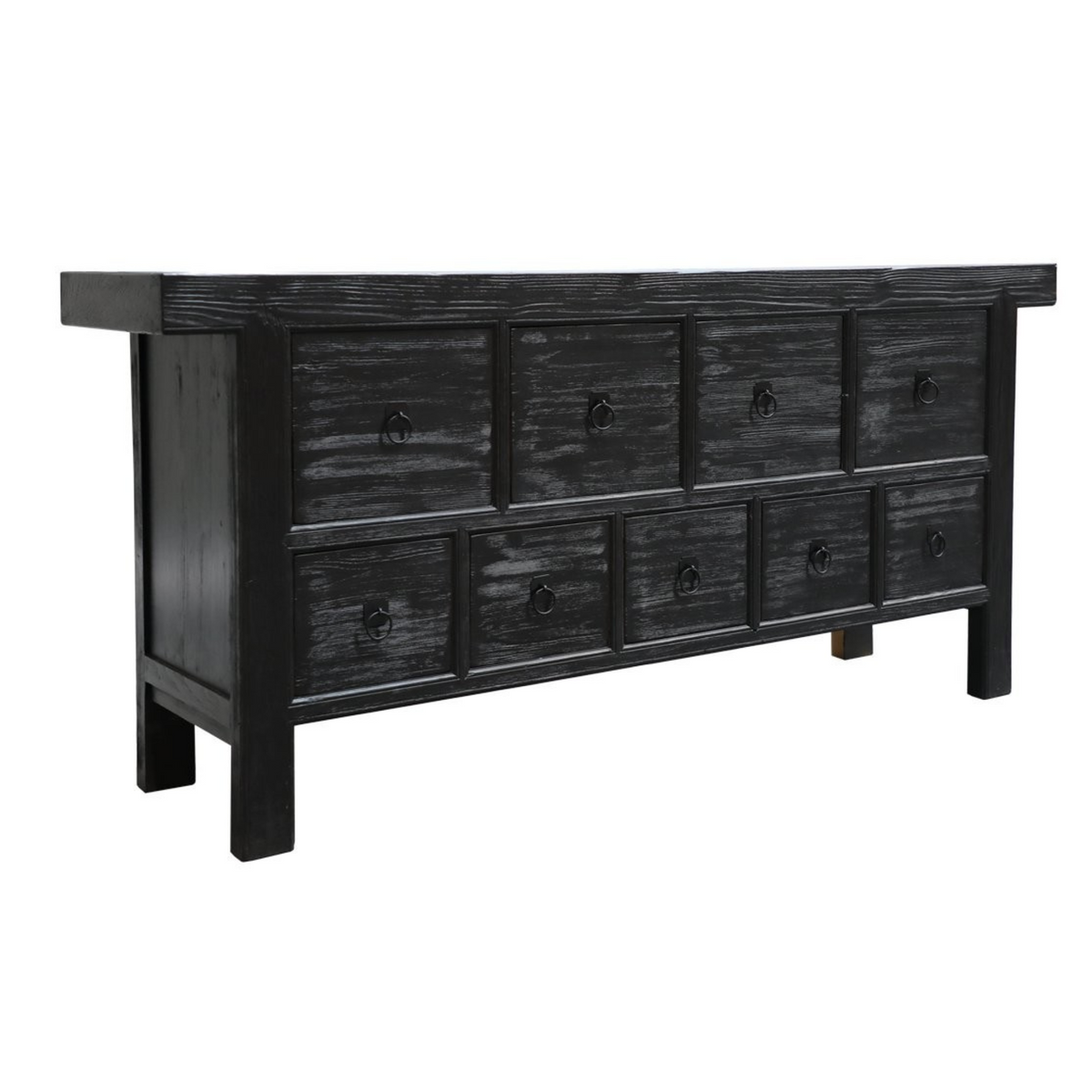 Parq 9 drawer Sideboard | Black