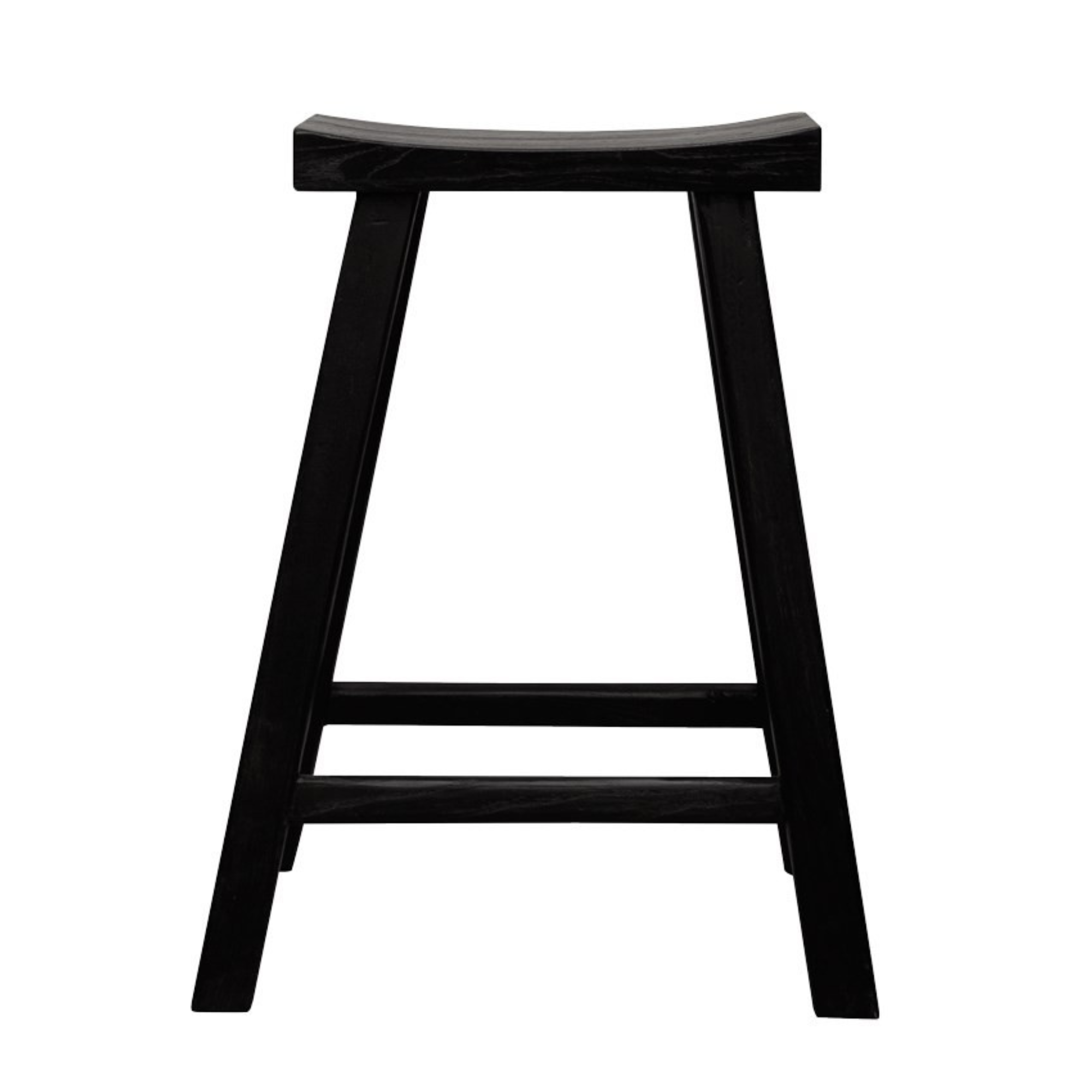 PARQ BAR STOOL | SOLID ELM | BLACK