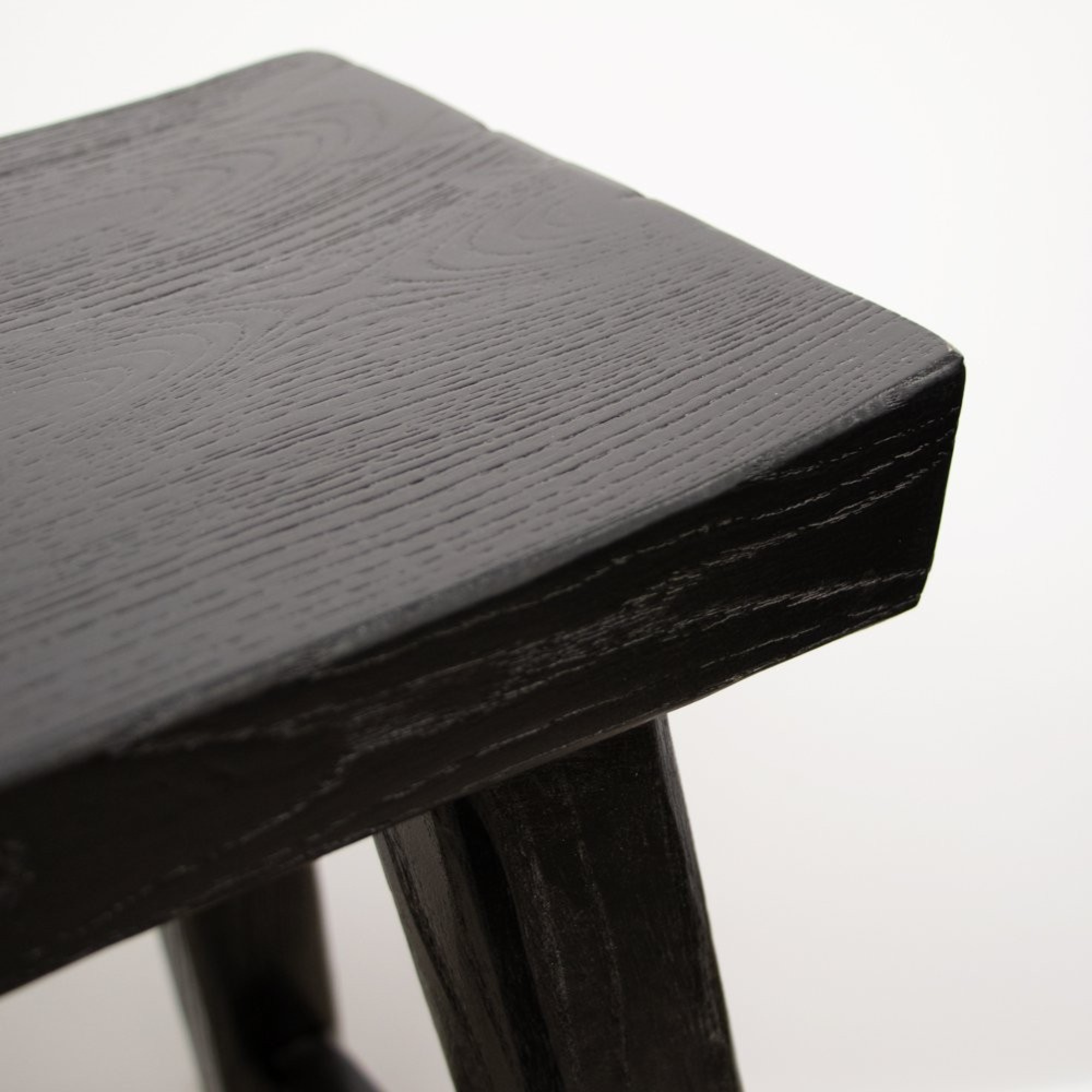 PARQ BAR STOOL | SOLID ELM | BLACK