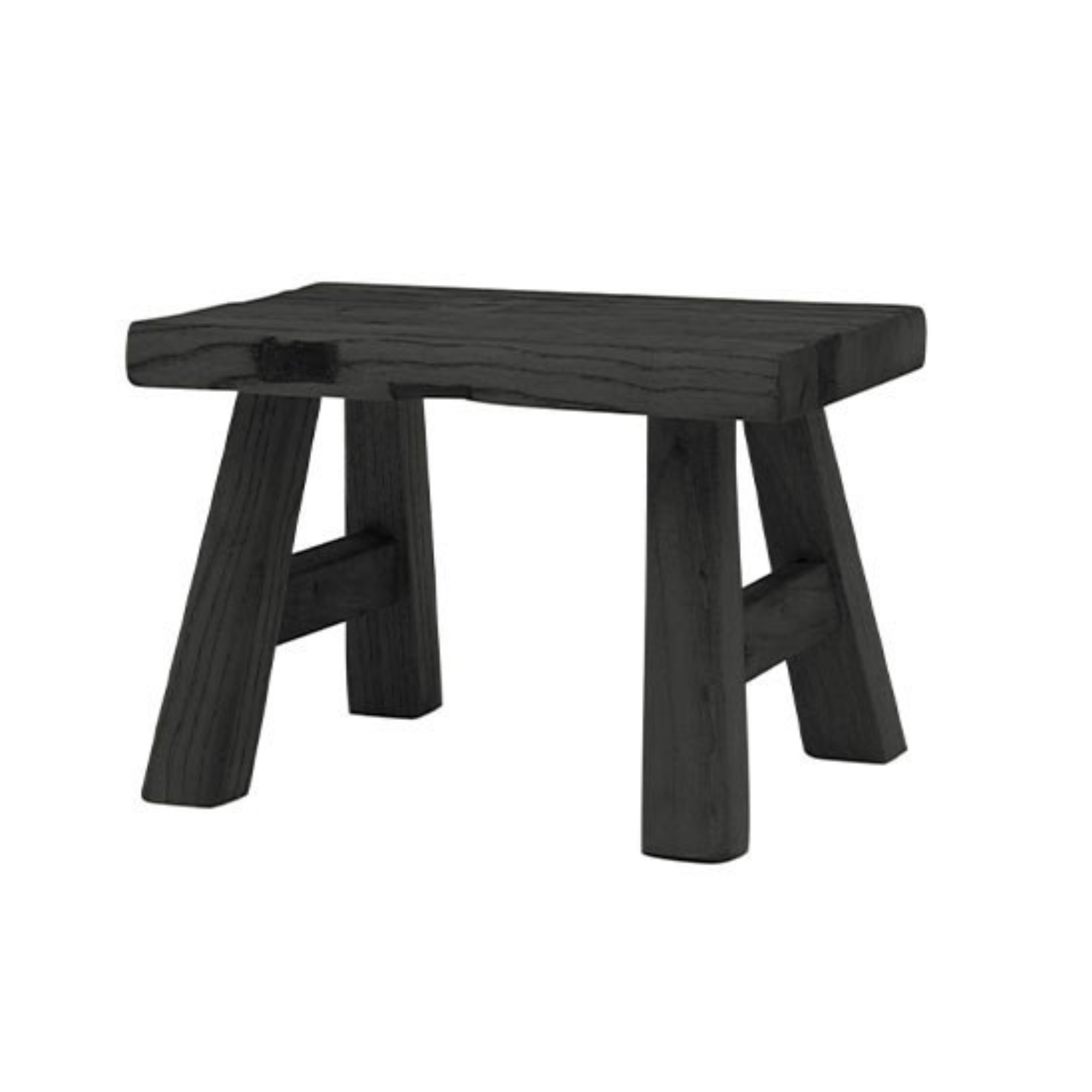 PARQ RECTANGLE FOOTSTOOL | NATURAL OR BLACK