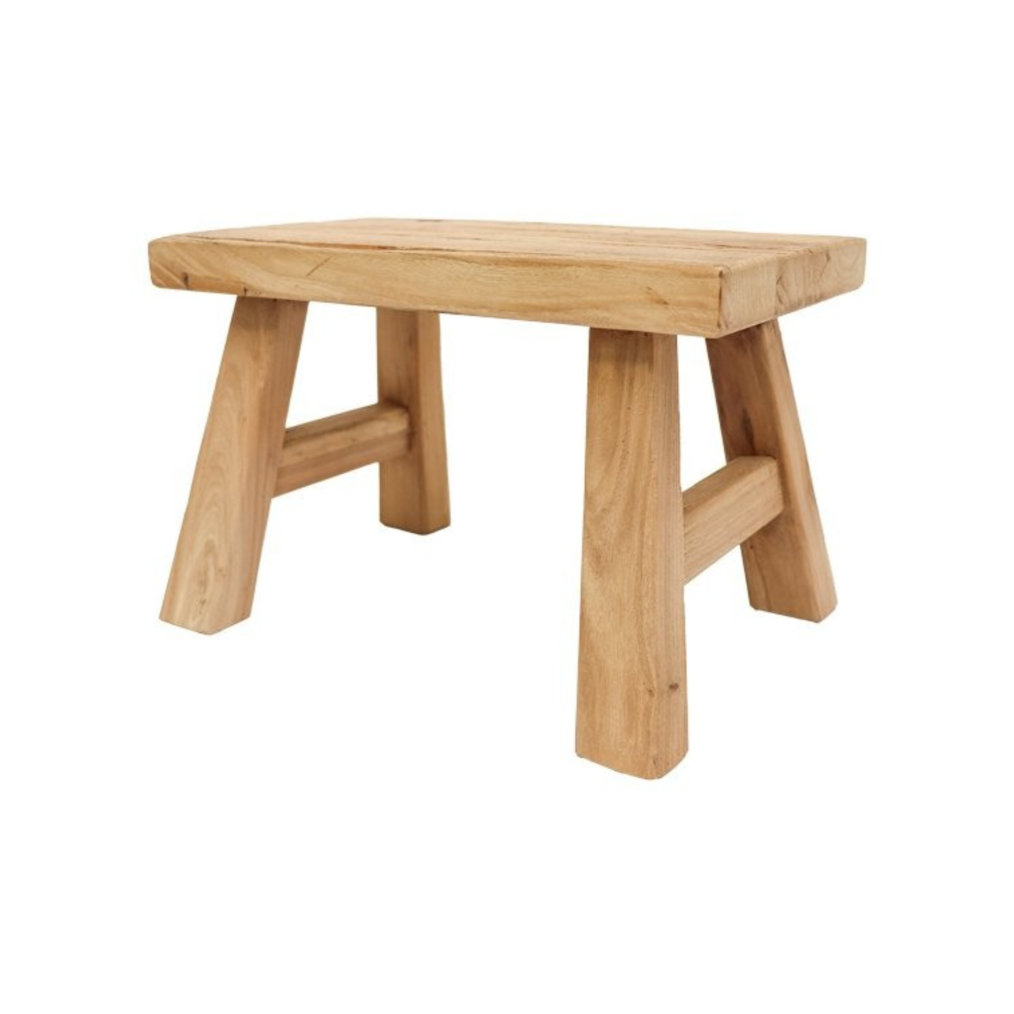 PARQ RECTANGLE FOOTSTOOL | NATURAL OR BLACK