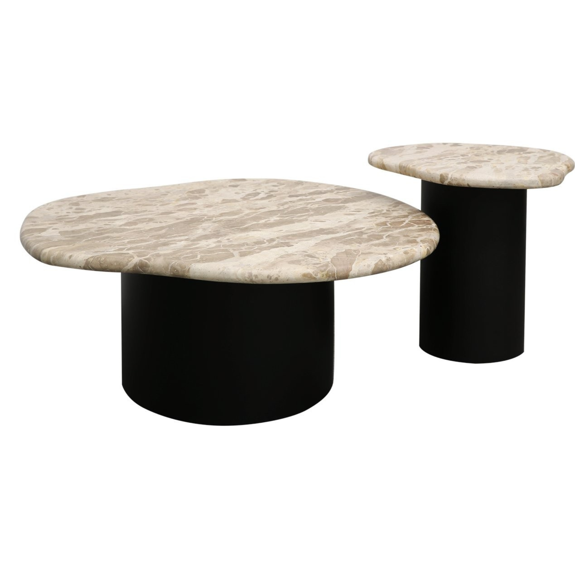 PETRA COFFEE TABLE | BEIGE MARBLE
