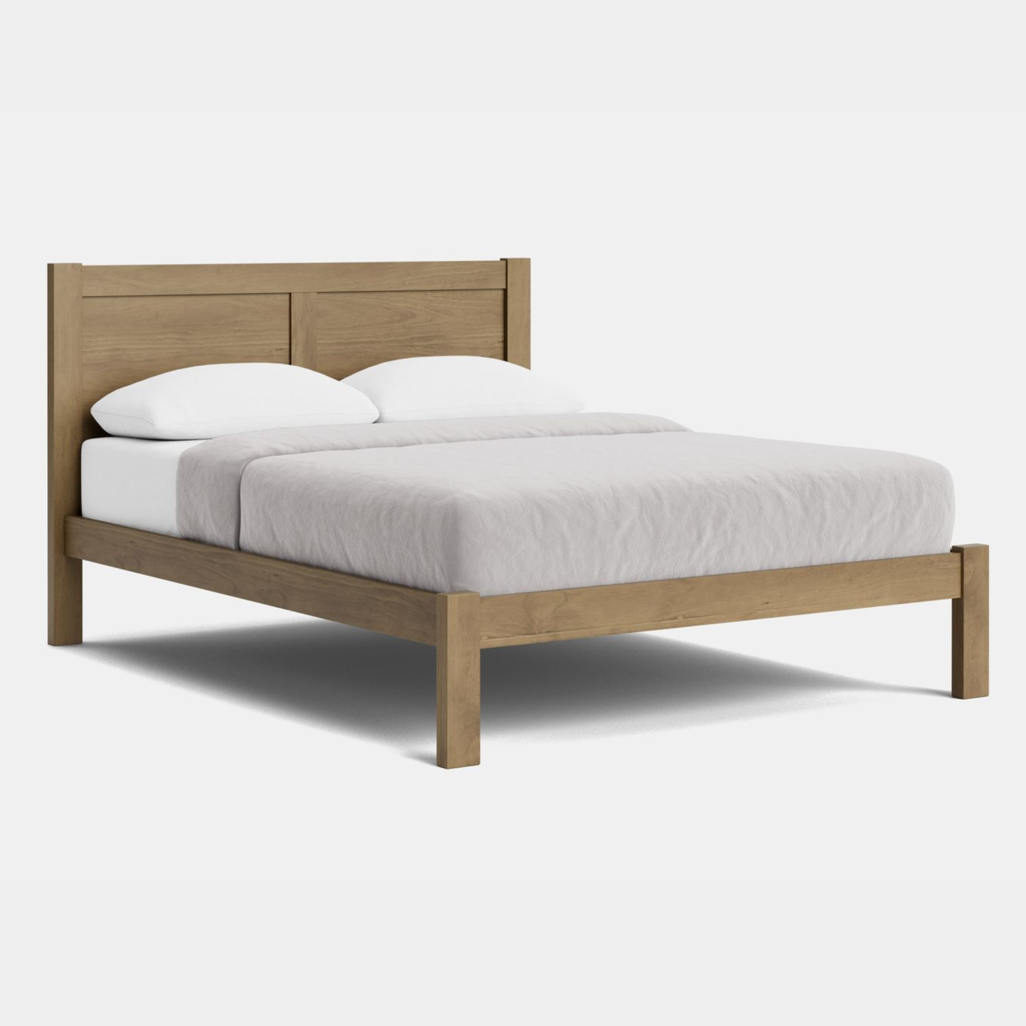 Portland Slat Bed | Panel Headboard | NZ Made