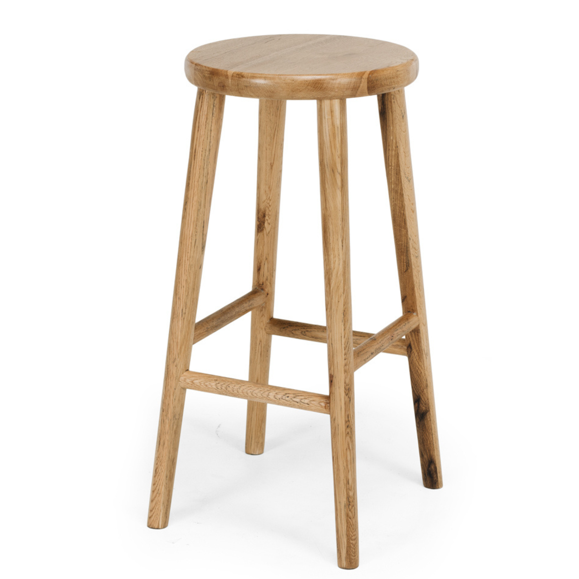 RYE NATURAL FRAME BAR STOOL