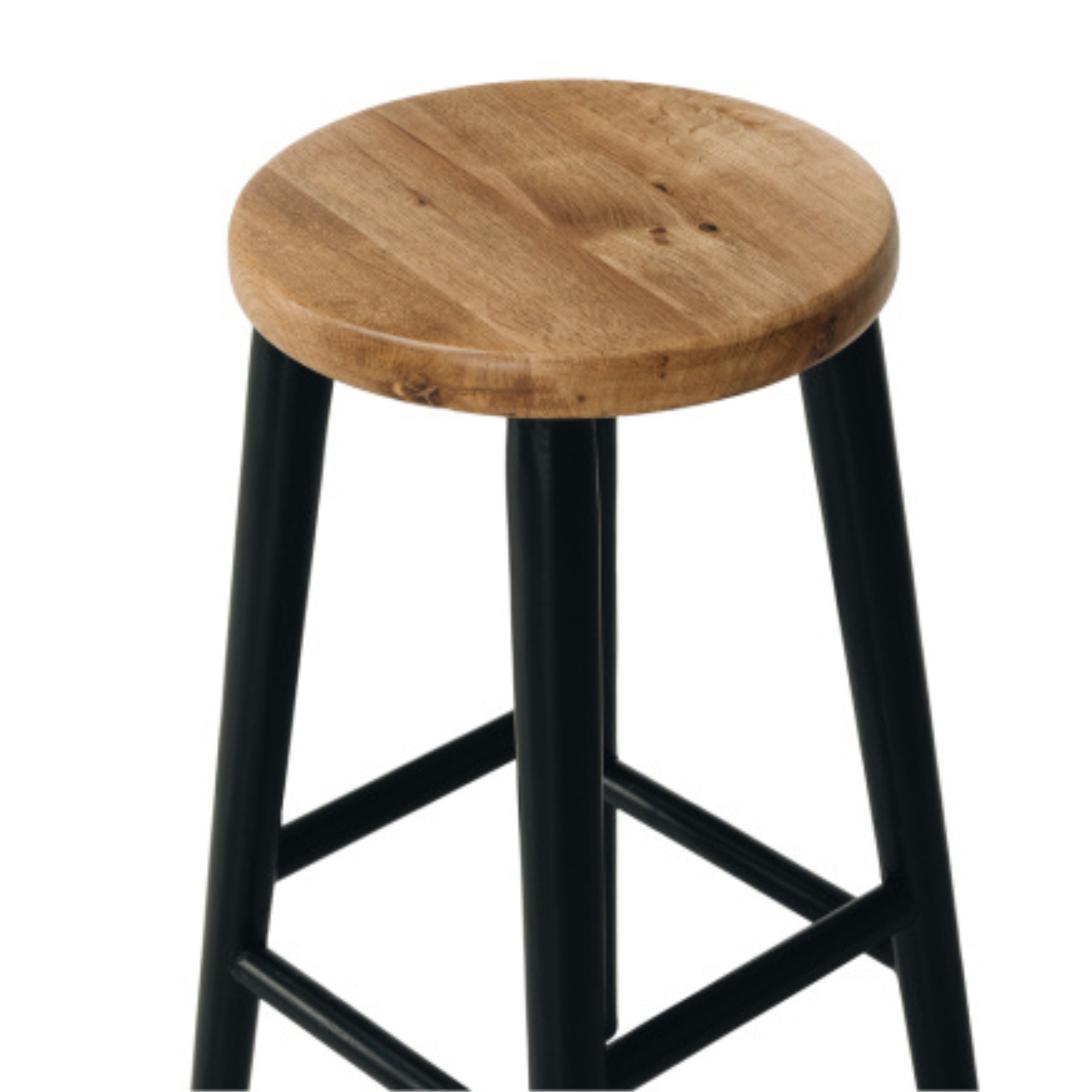 RYE BLACK FRAME BAR STOOL