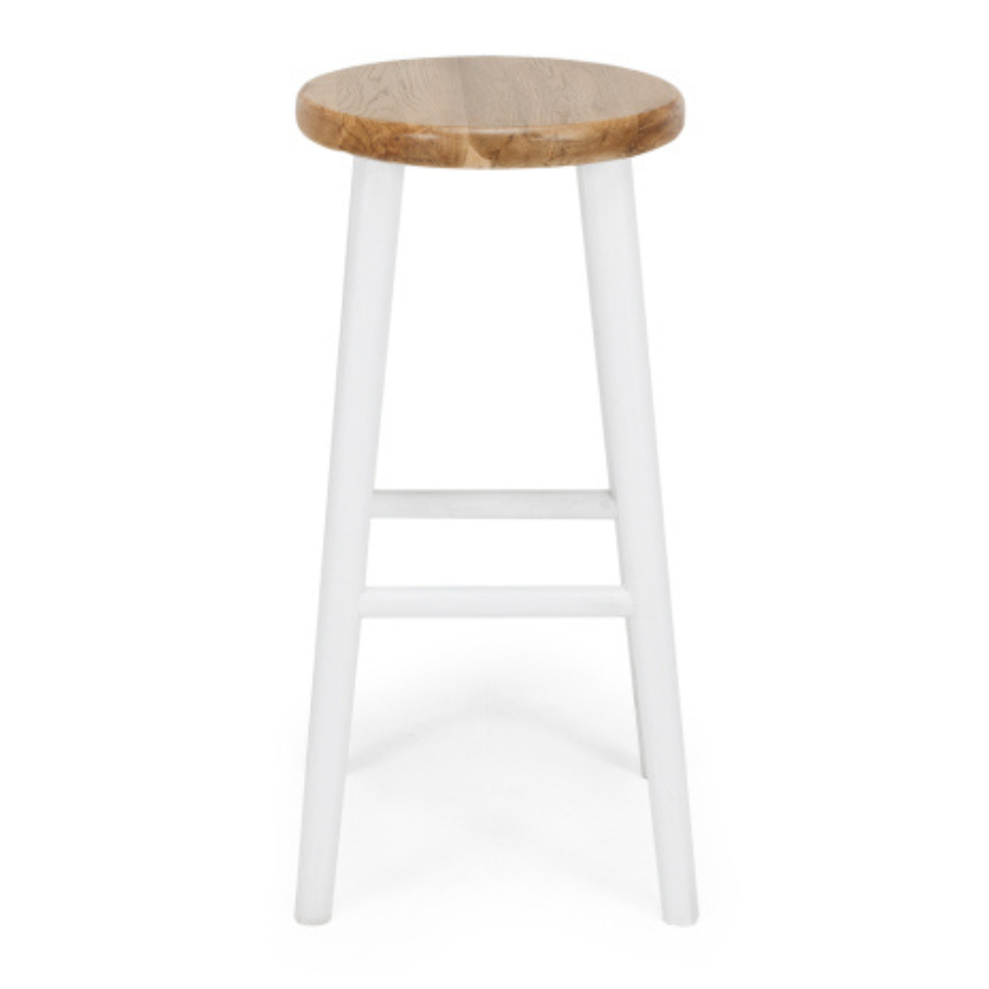 RYE WHITE FRAME BAR STOOL