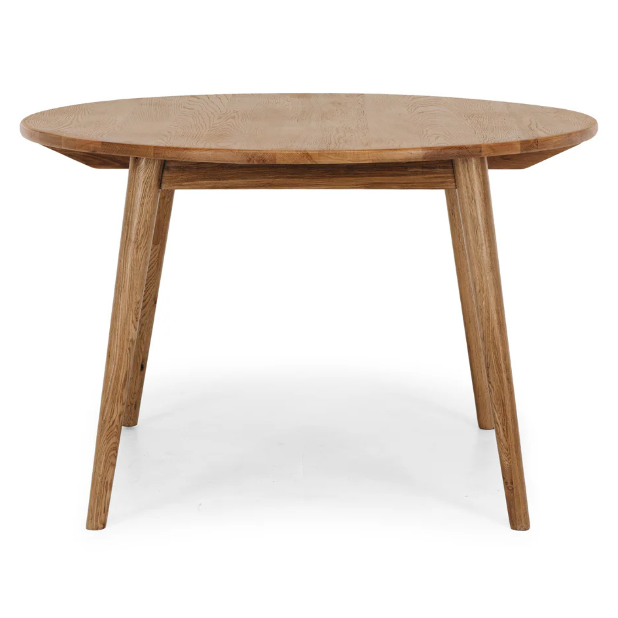 REEVES SOLID OAK 120 ROUND DINING TABLE