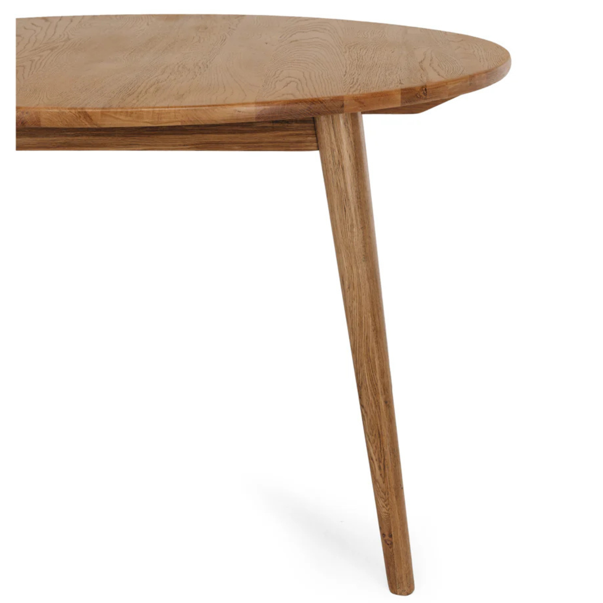 REEVES SOLID OAK 120 ROUND DINING TABLE