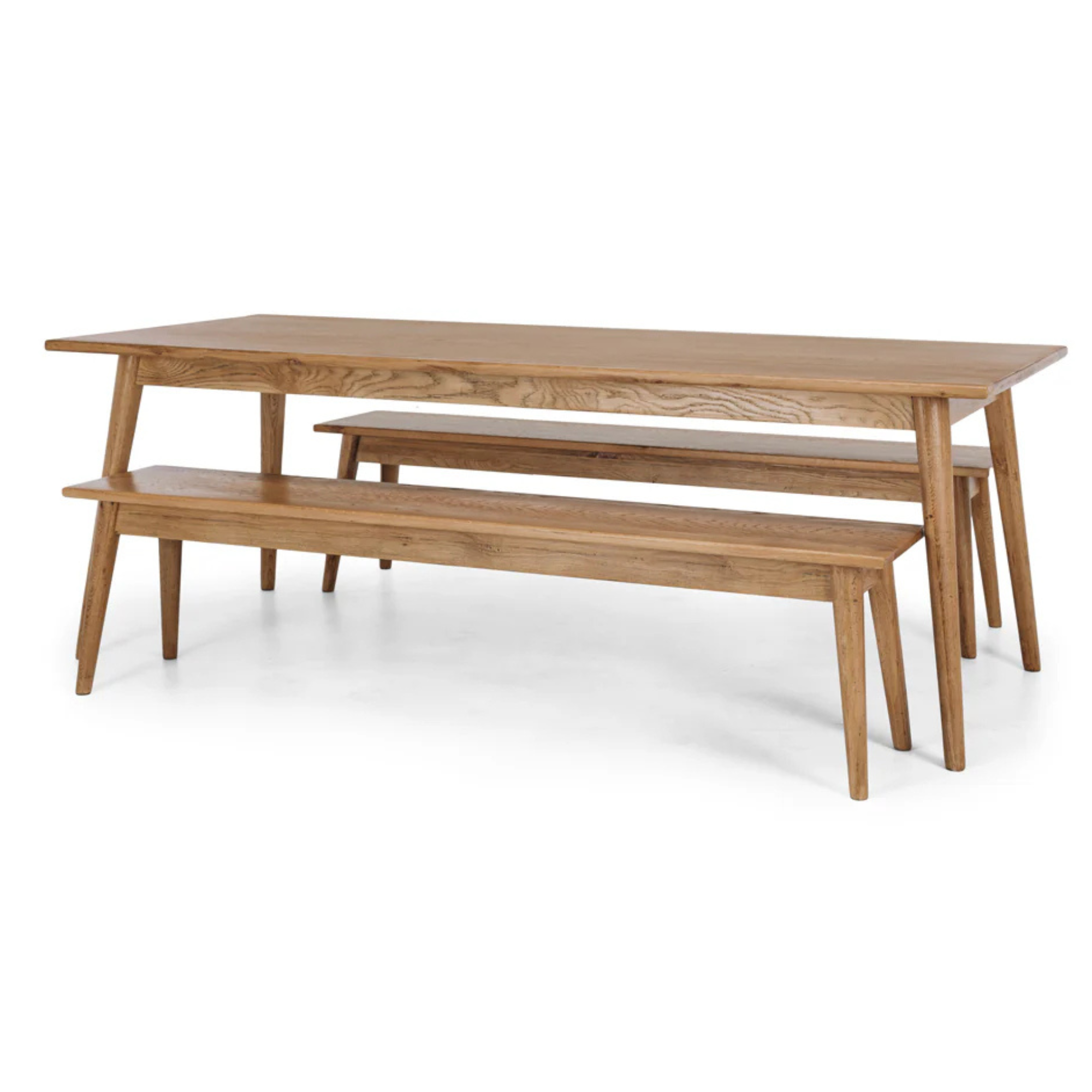 REEVES SOLID OAK 180 DINING TABLE
