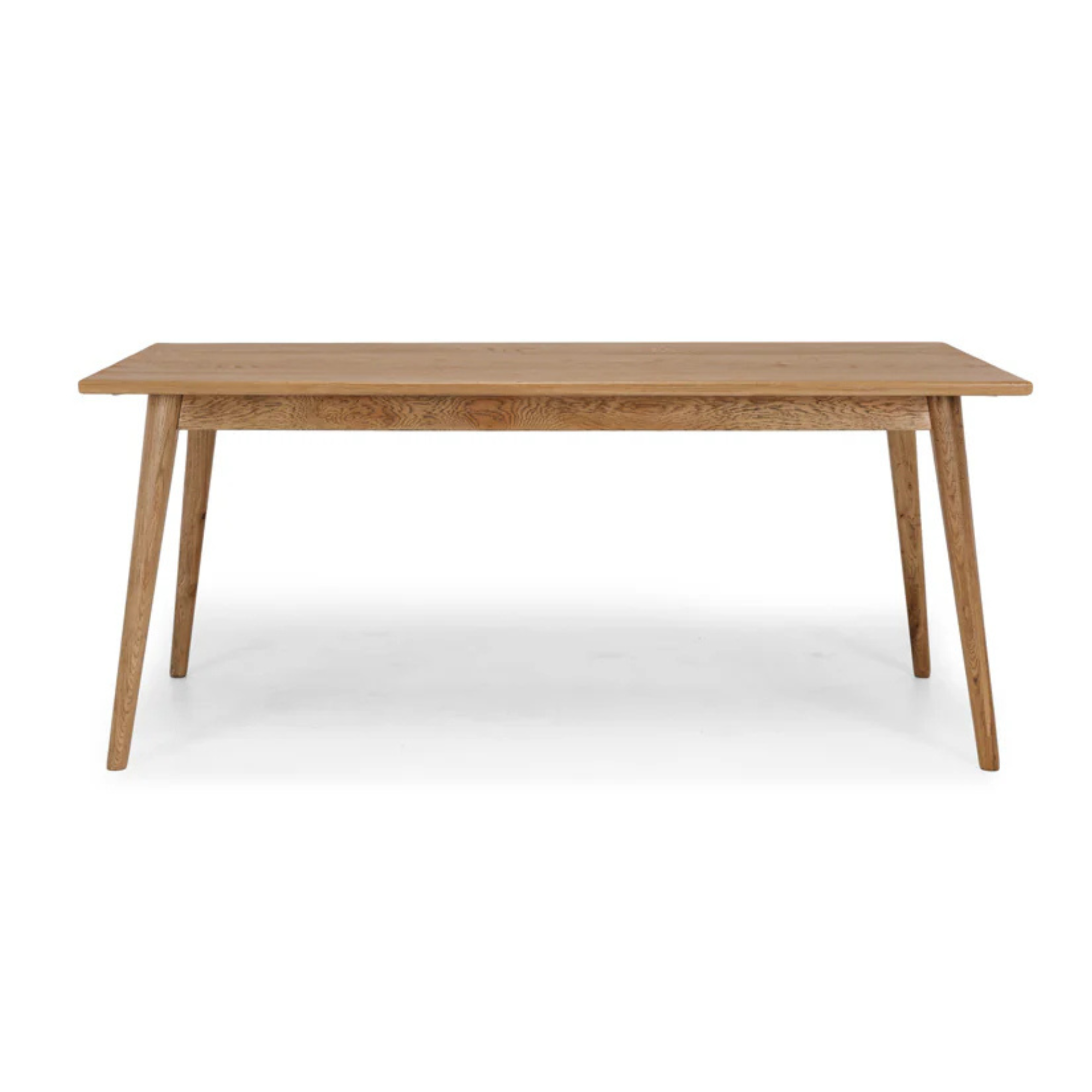 REEVES SMOKED OAK 180 DINING TABLE