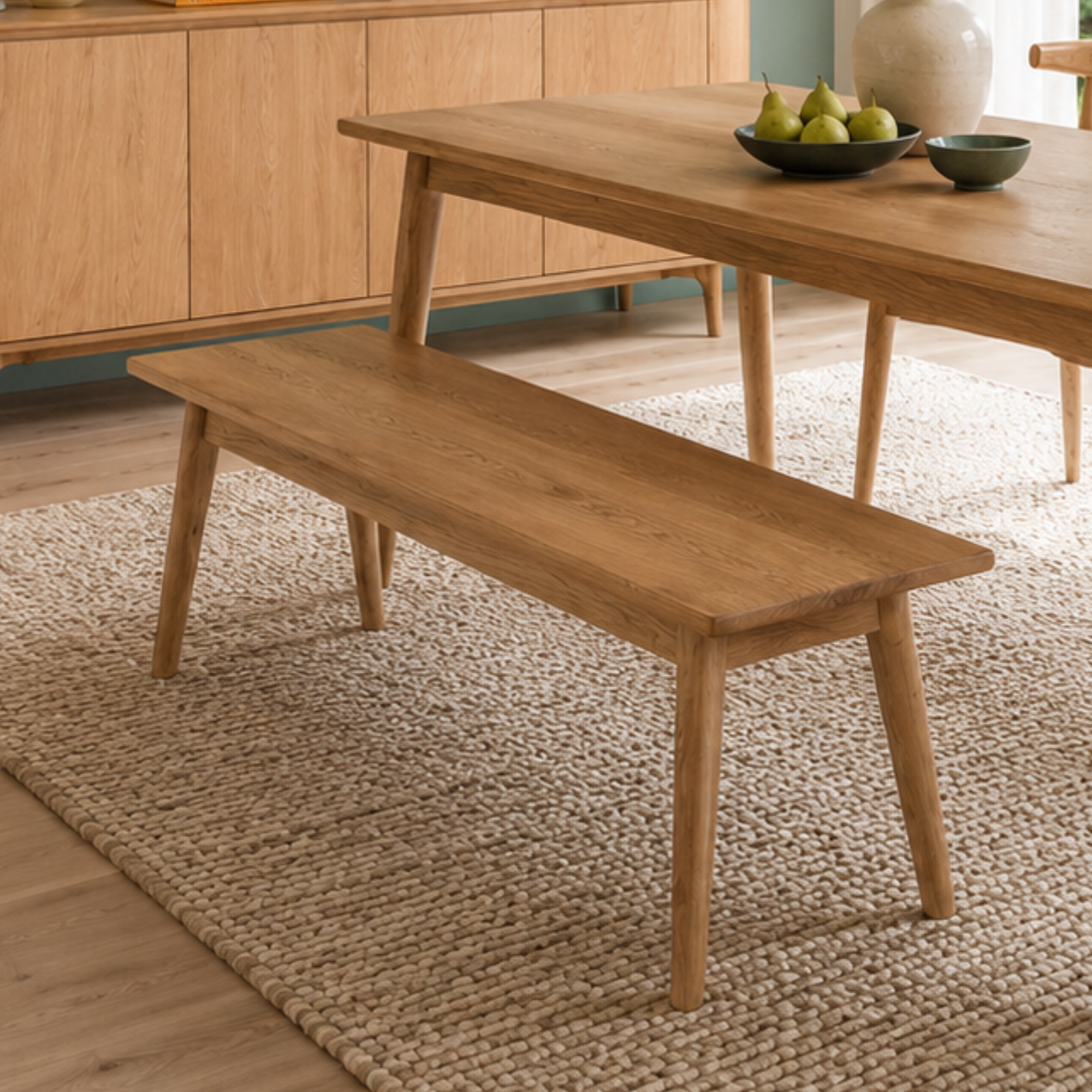 Reeves 150 Bench Seat | Solid Oak