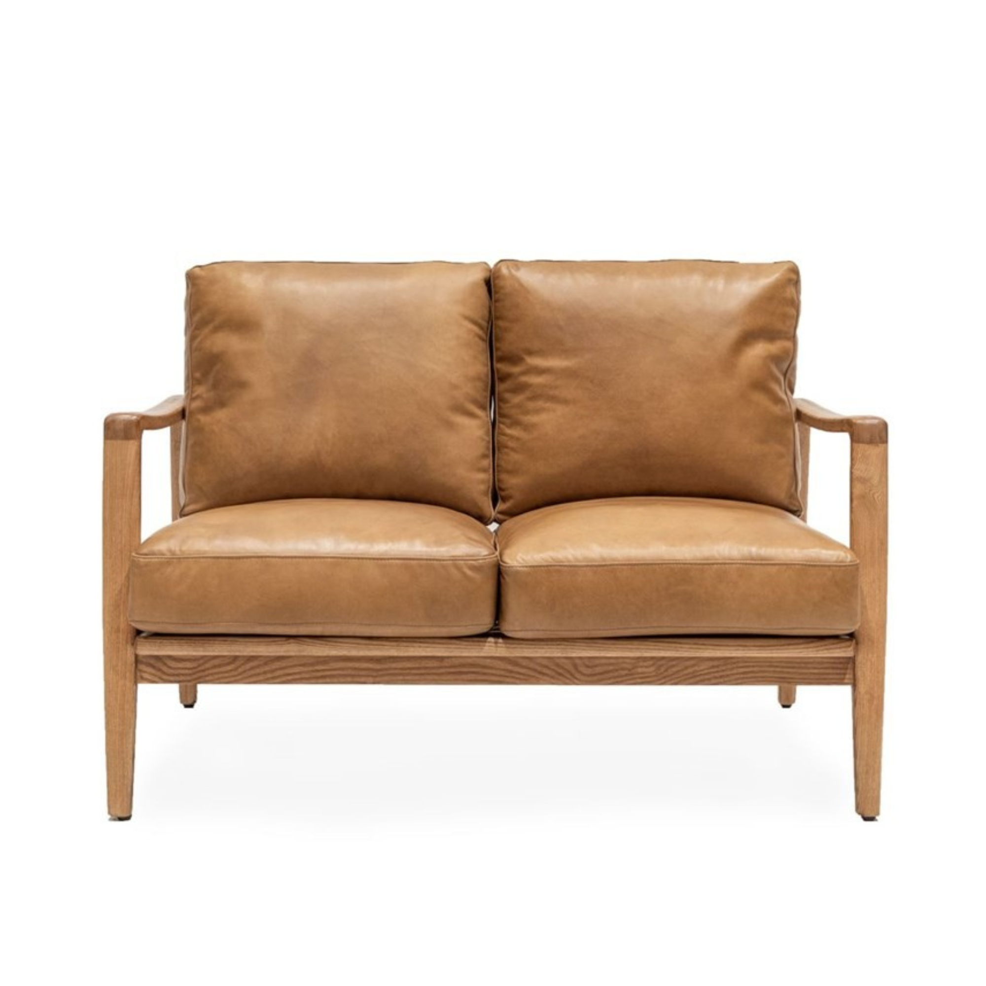 Reid 2 Seater Sofa | Tan Leather