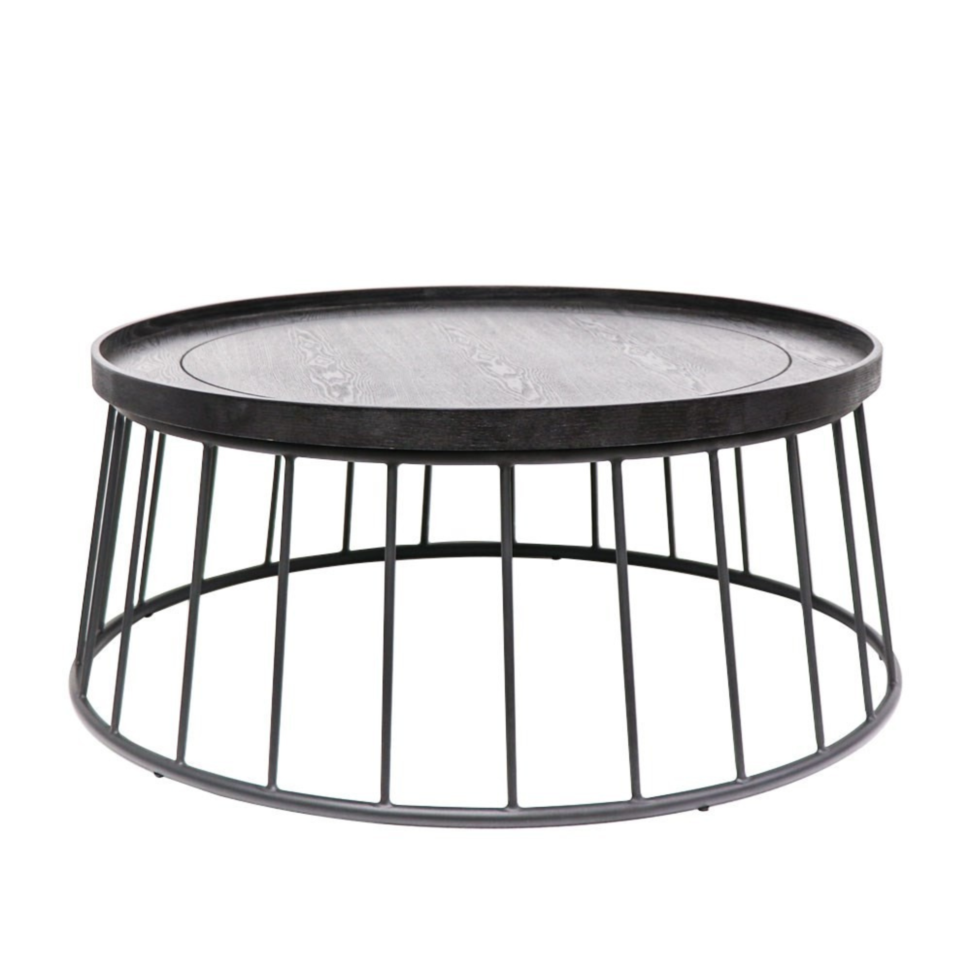 REID ROUND COFFEE TABLE | BLACK