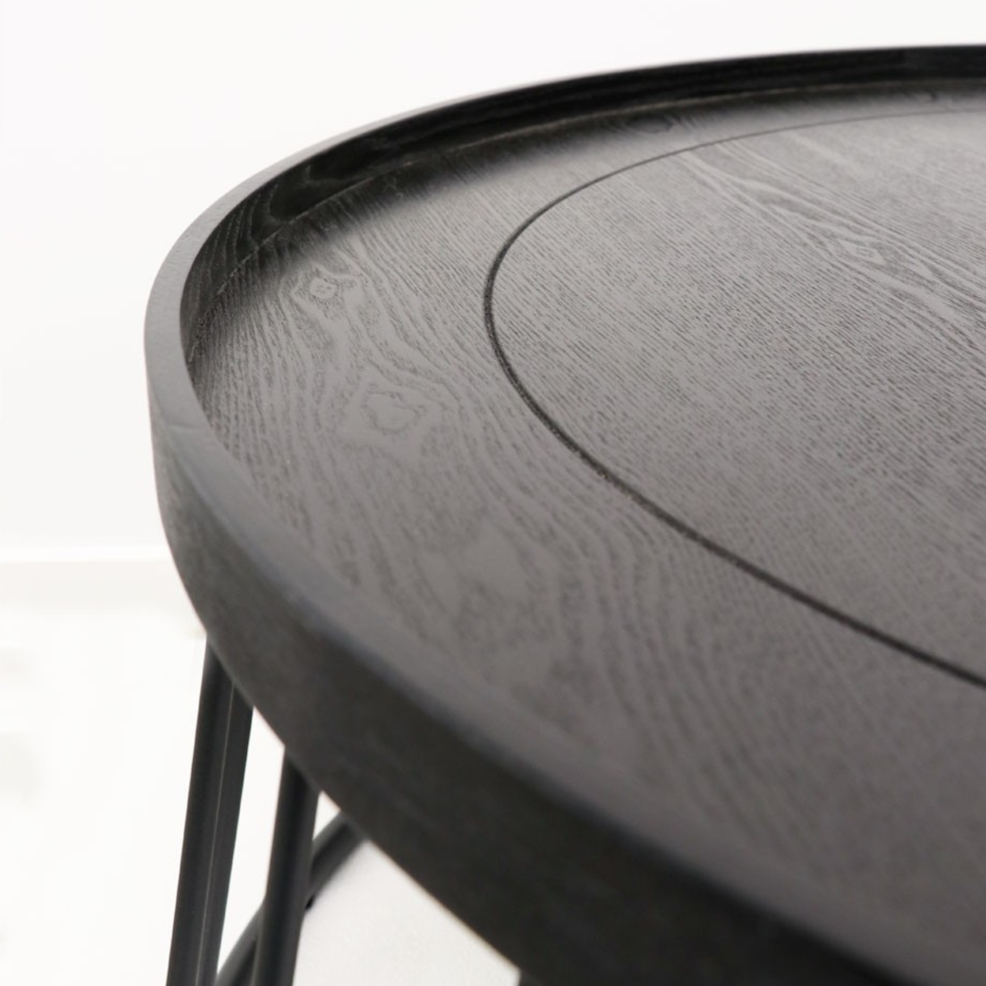 REID ROUND COFFEE TABLE | BLACK